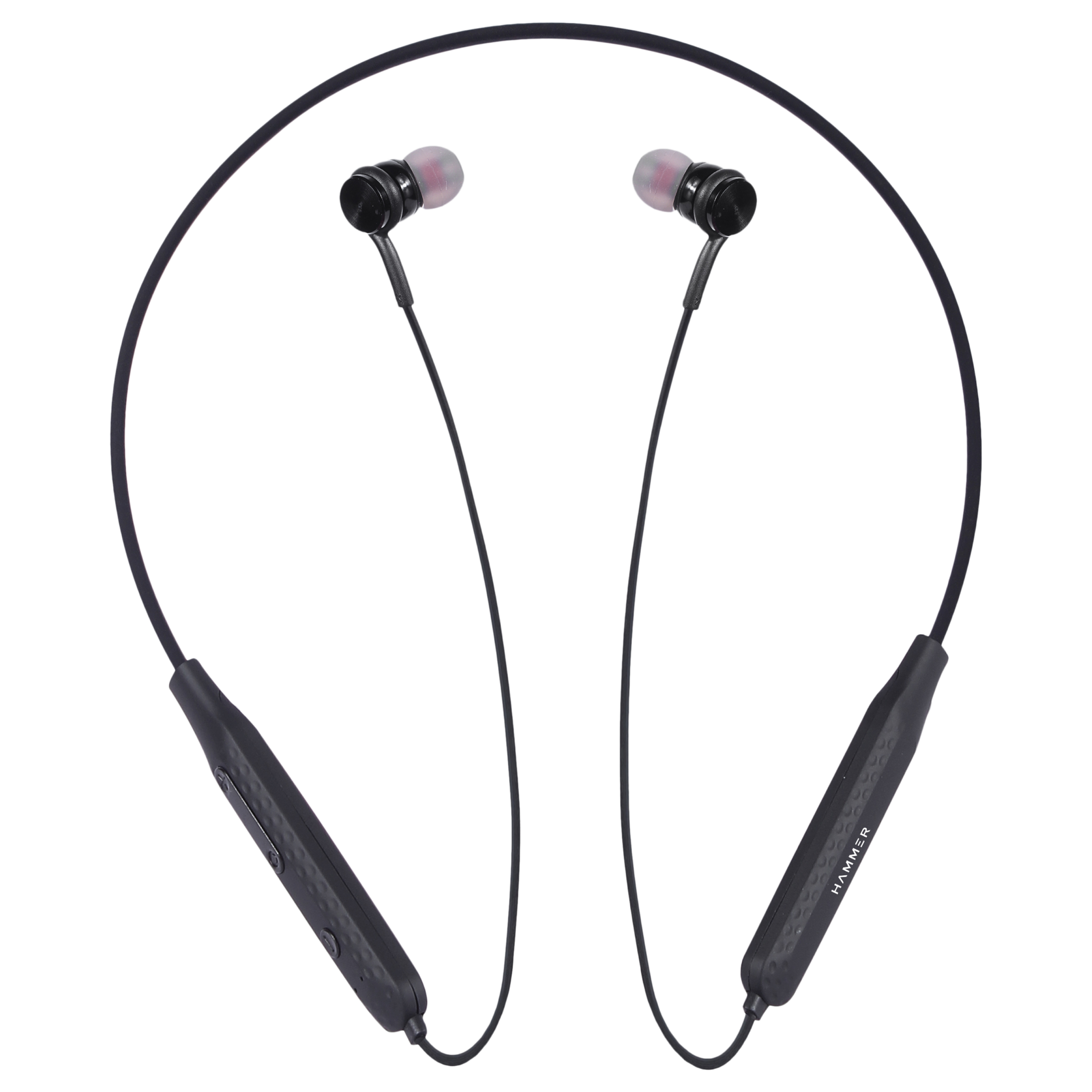 HAMMER S Neckband (IPX4 Water Resistant, Up to 30 Hours Playback, Black)_1