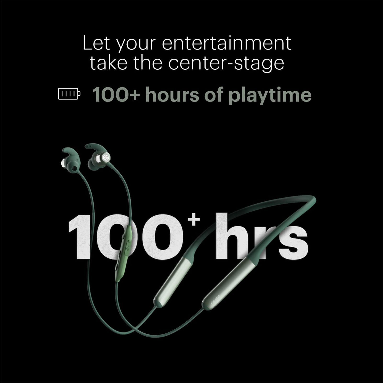 noise Xtreme Neckband with Environmental Sound Reduction (IPX5 Water Resistance, Hyper Sync Technology, Raging Green)_3