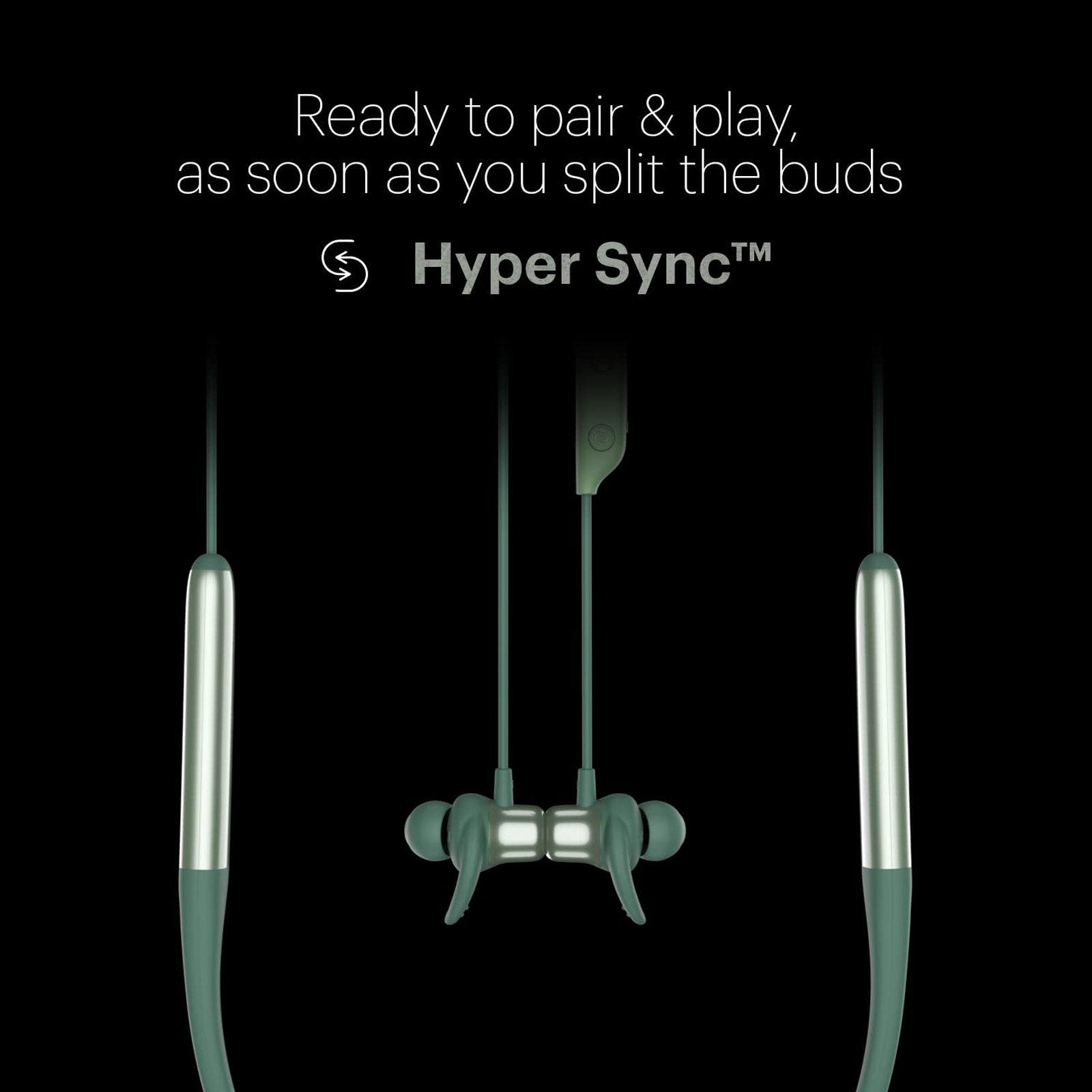noise Xtreme Neckband with Environmental Sound Reduction (IPX5 Water Resistance, Hyper Sync Technology, Raging Green)_10