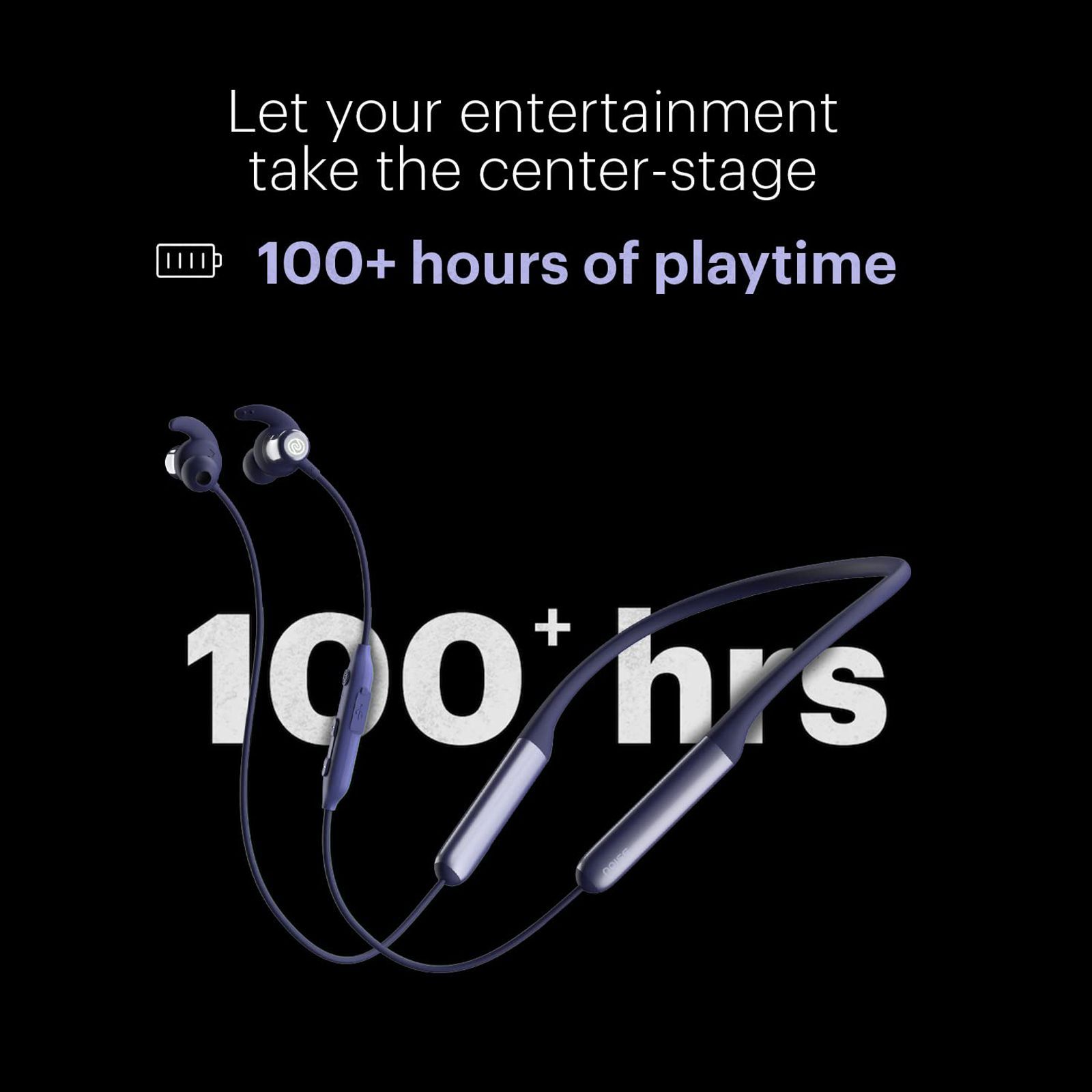 noise Xtreme Neckband with Environmental Sound Reduction (IPX5 Water Resistance, Hyper Sync Technology, Blazing Purple)_7