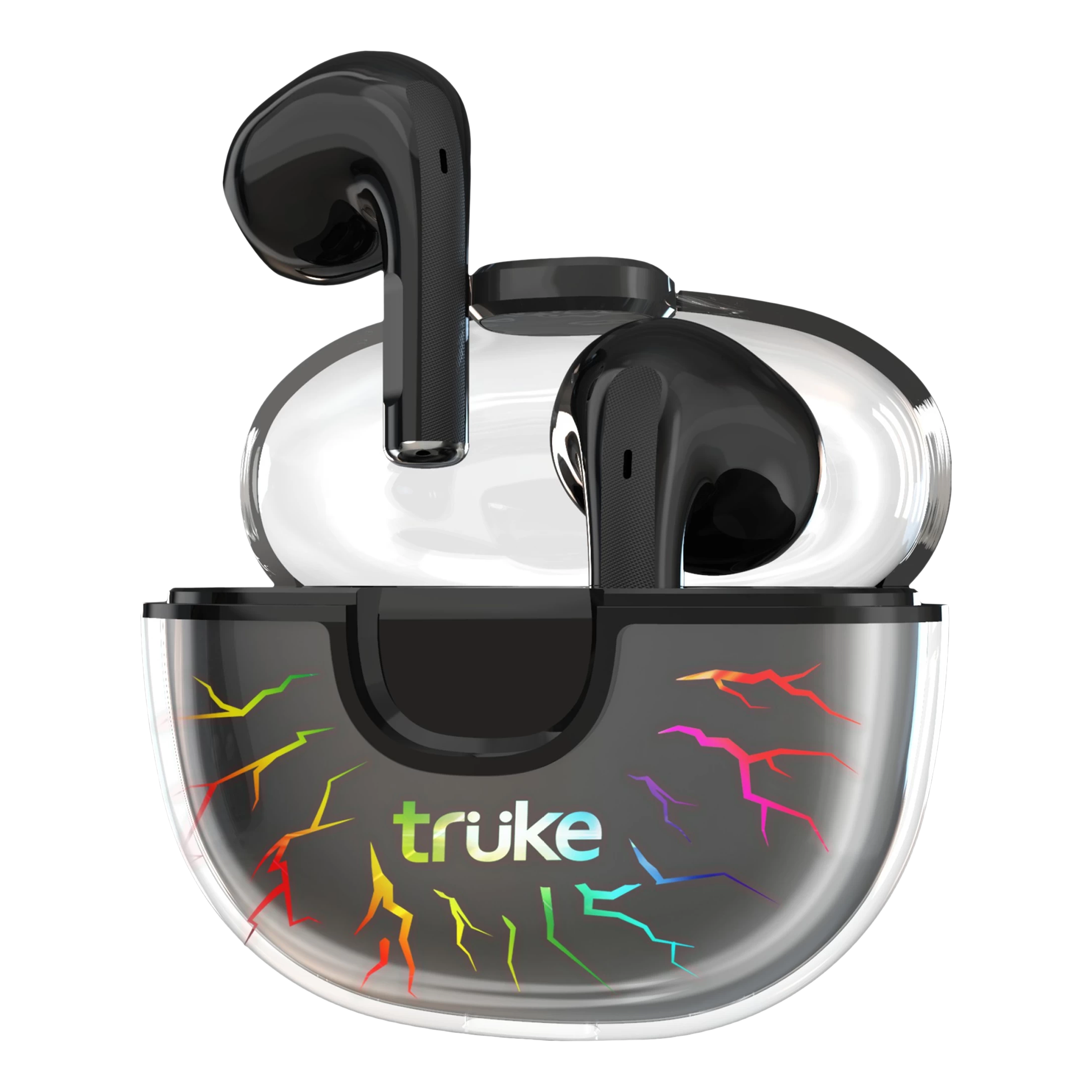 truke BTG Alpha TWS Earbuds with Environmental Noise Cancellation (Water Resistant, 40ms Low Latency Gaming, Black)_1