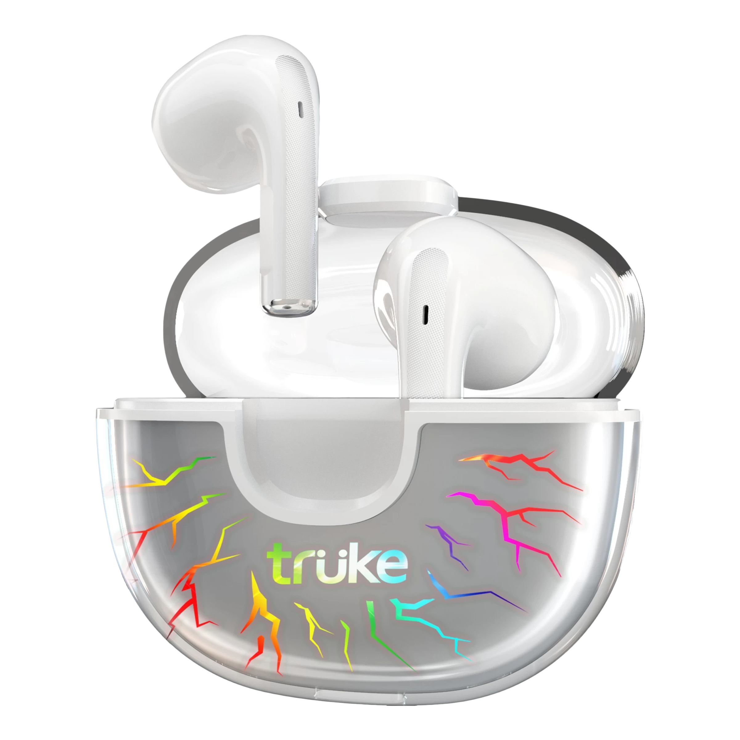 truke BTG Alpha TWS Earbuds with Environmental Noise Cancellation (Water Resistant, 40ms Low Latency Gaming, White)_1