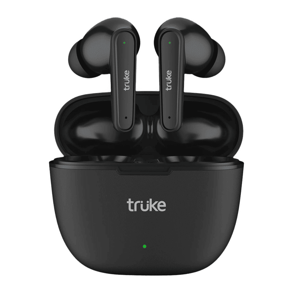 truke BTG Beta B131 TWS Earbuds with Environmental Noise Cancellation (IPX4 Water Resistant, 40ms Ultra Low Latency, Black)_1