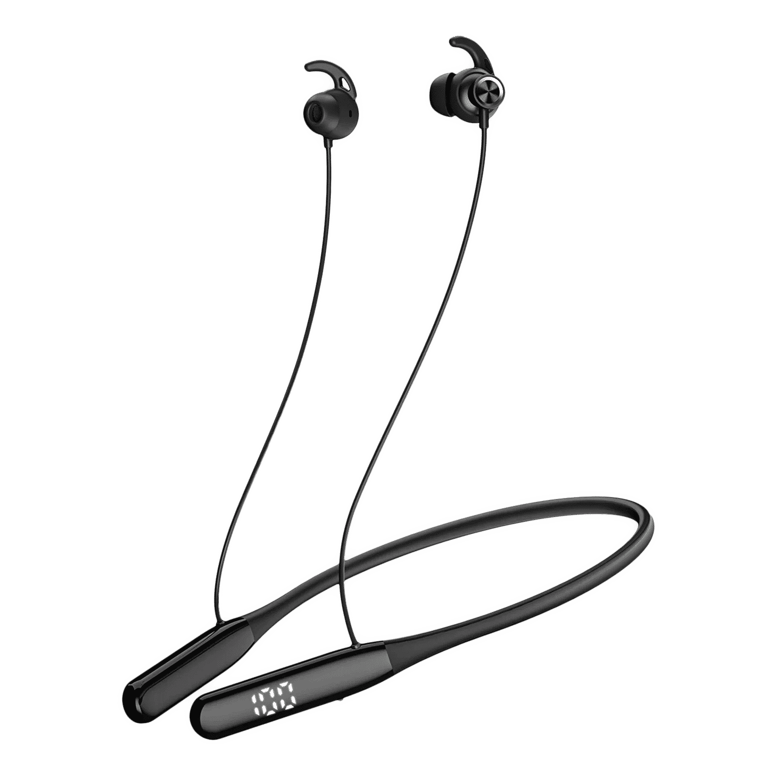 truke Yoga Mystic YB-12 Neckband with Environmental Noise Cancellation (IPX4 Water Resistant, 40ms Ultra Low Latency Game Mode, Black)_1