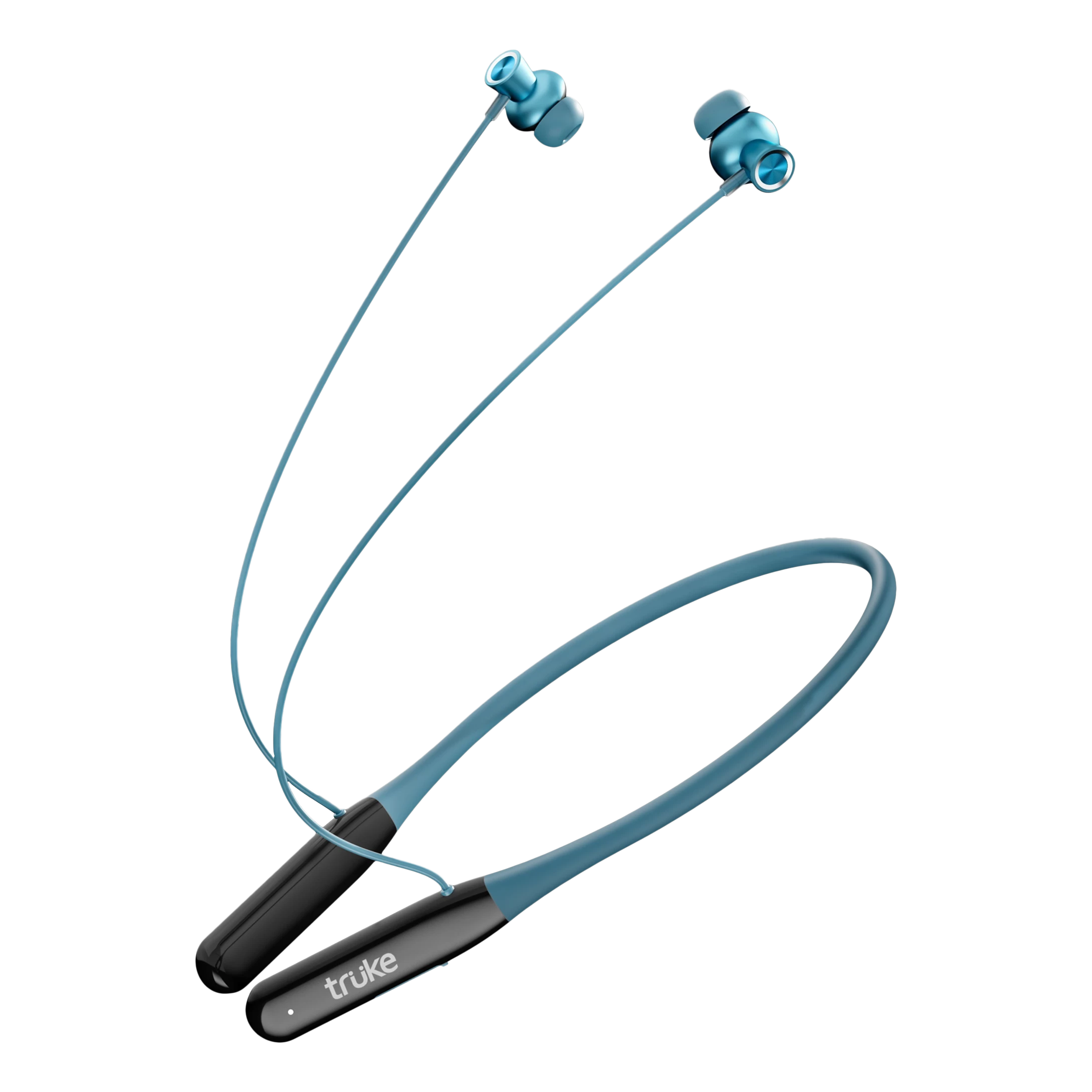 truke Yoga Mystic Lite YB-22 Neckband with Environmental Noise Cancellation (IPX4 Water Resistant, 40ms Ultra Low Latency Gaming Mode, Blue) truke Yoga Mystic Lite YB-22 Neckband with Environmental Noise Cancellation (IPX4 Water Resistant, 40ms Ultra Low Latency Gaming Mode, Blue)_1