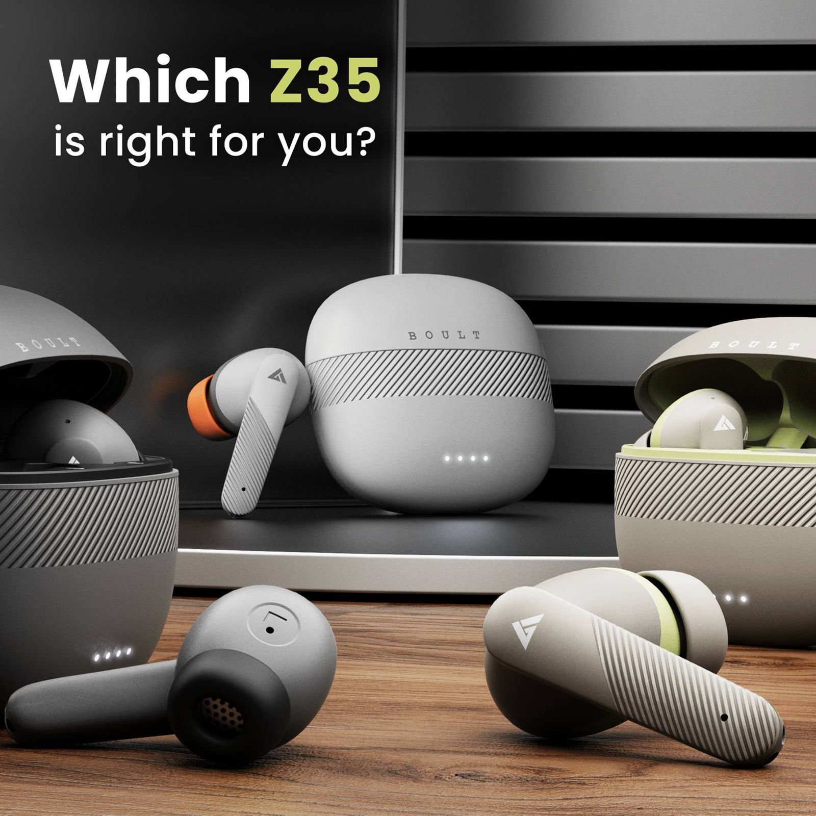 GOBOULT Airbass Z35 TWS Earbuds with Environmental Noise Cancellation (IPX5 Water Resistant, 32Hrs Total Playback Time, Pista Green)_11