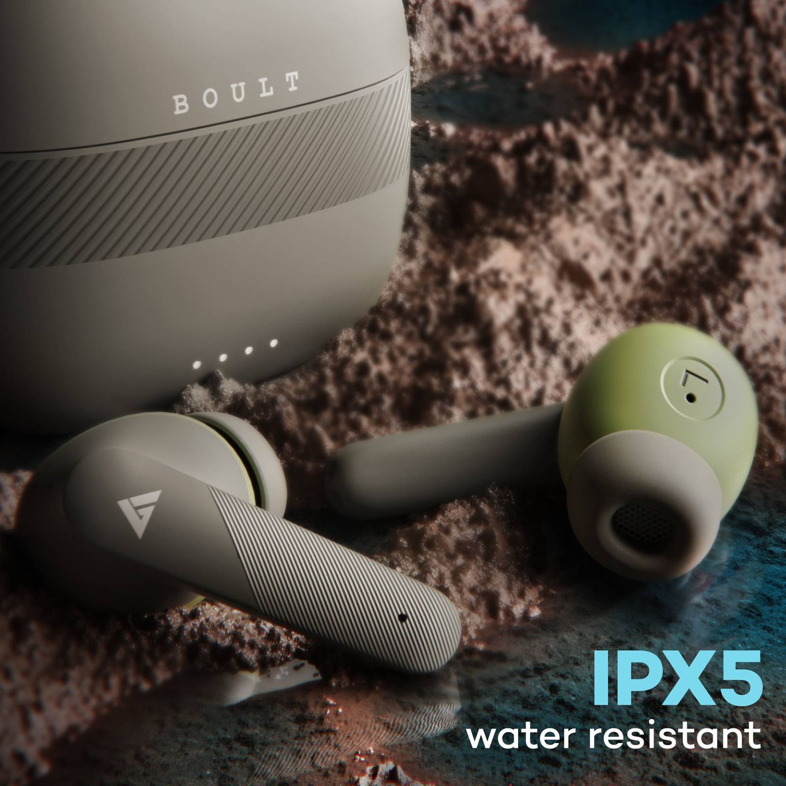 GOBOULT Airbass Z35 TWS Earbuds with Environmental Noise Cancellation (IPX5 Water Resistant, 32Hrs Total Playback Time, Pista Green)_12