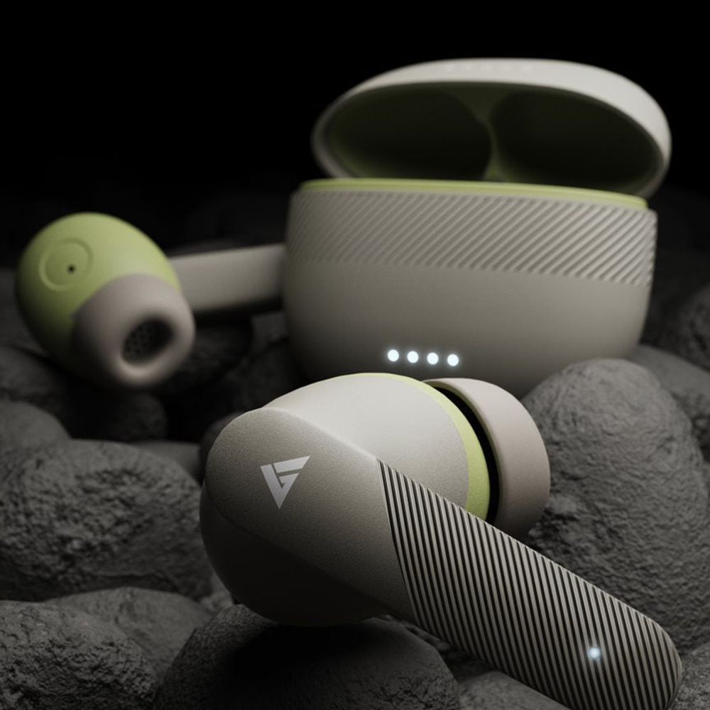 GOBOULT Airbass Z35 TWS Earbuds with Environmental Noise Cancellation (IPX5 Water Resistant, 32Hrs Total Playback Time, Pista Green)_4