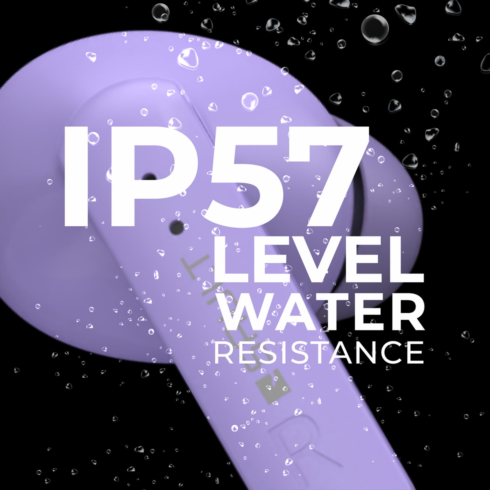 SAULT Airplugs 2x TWS Earbuds with Noise Isolation (IP57 Water Resistant, Touch Sensor, Purple)_4