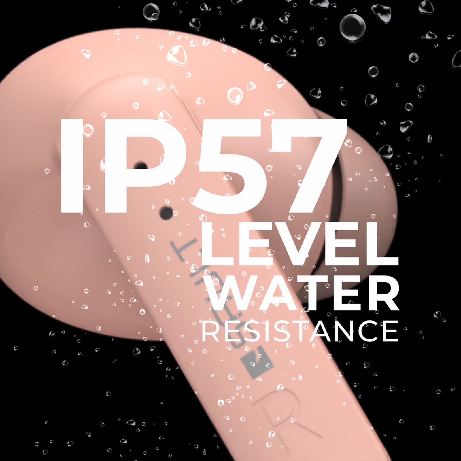 SAULT Airplugs 2x TWS Earbuds with Noise Isolation (IP57 Water Resistant, Touch Sensor, Pink)_4