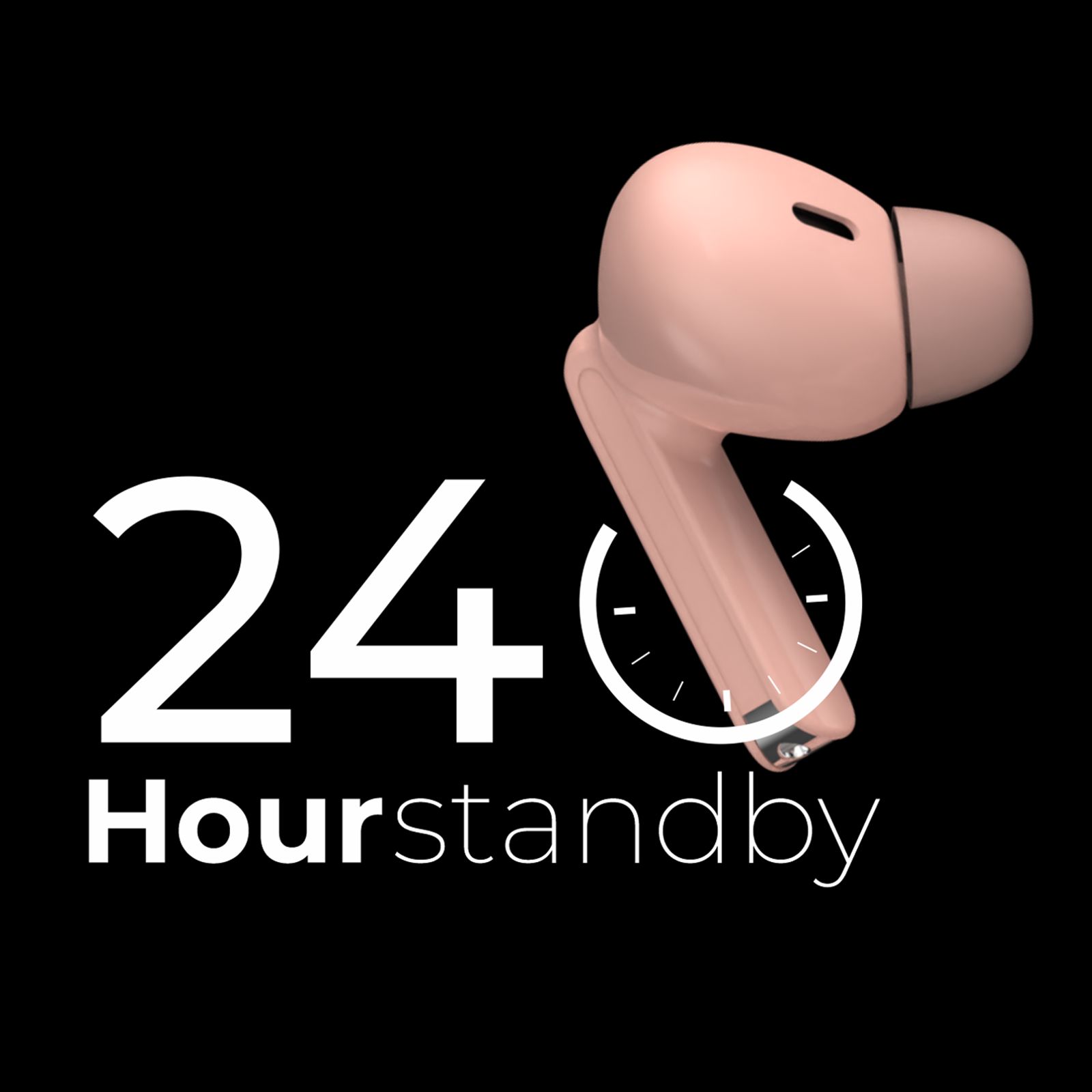 SAULT Airplugs 2x TWS Earbuds with Noise Isolation (IP57 Water Resistant, Touch Sensor, Pink)_8