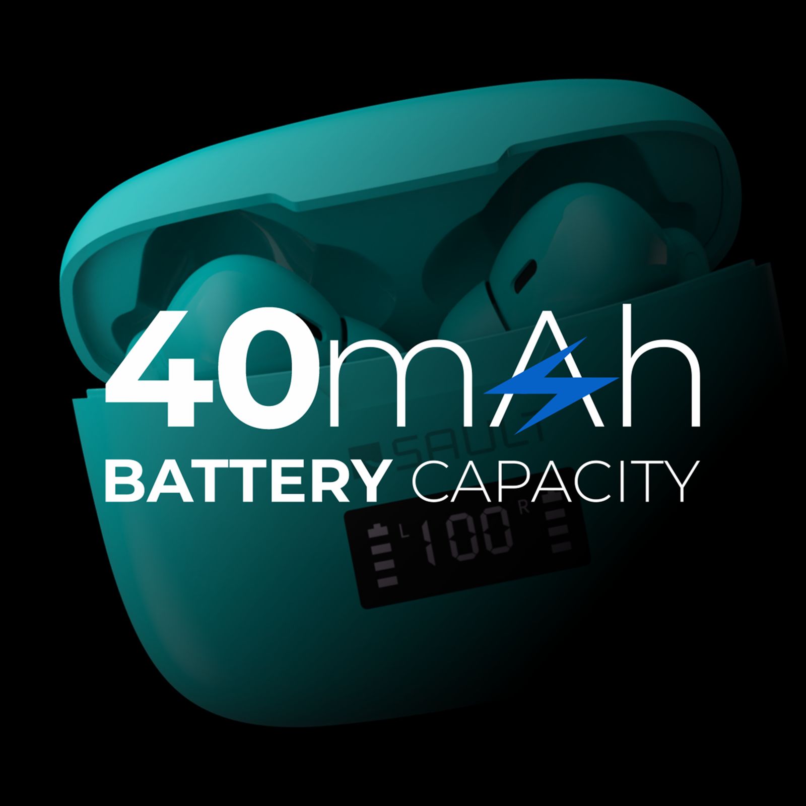 SAULT Airplugs 2x TWS Earbuds with Noise Isolation (IP57 Water Resistant, Touch Sensor, Green)_6