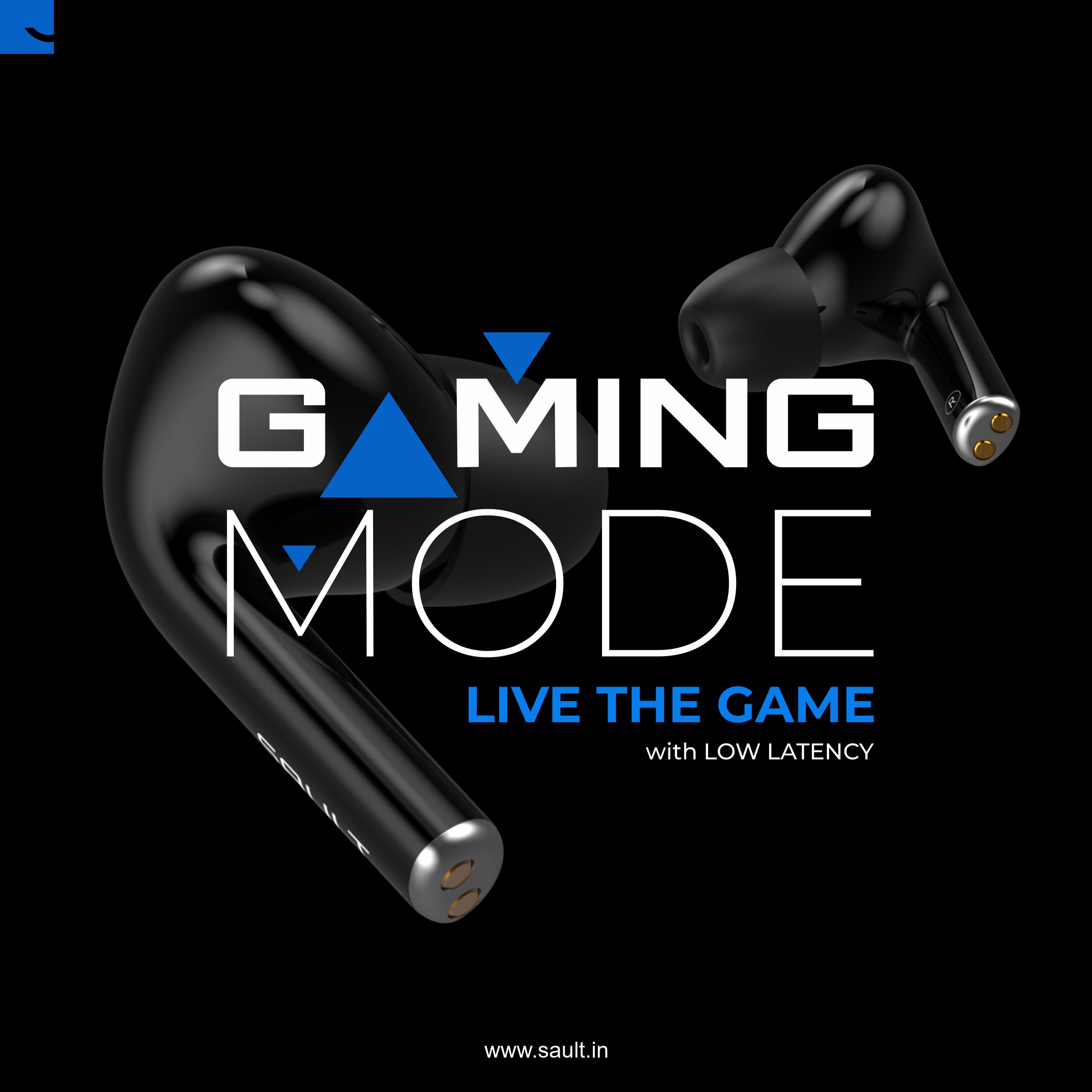 SAULT Airplugs 3x TWS Earbuds with Noise Isolation (IPX6 Water Resistant, Voice Assistant, Black)_7