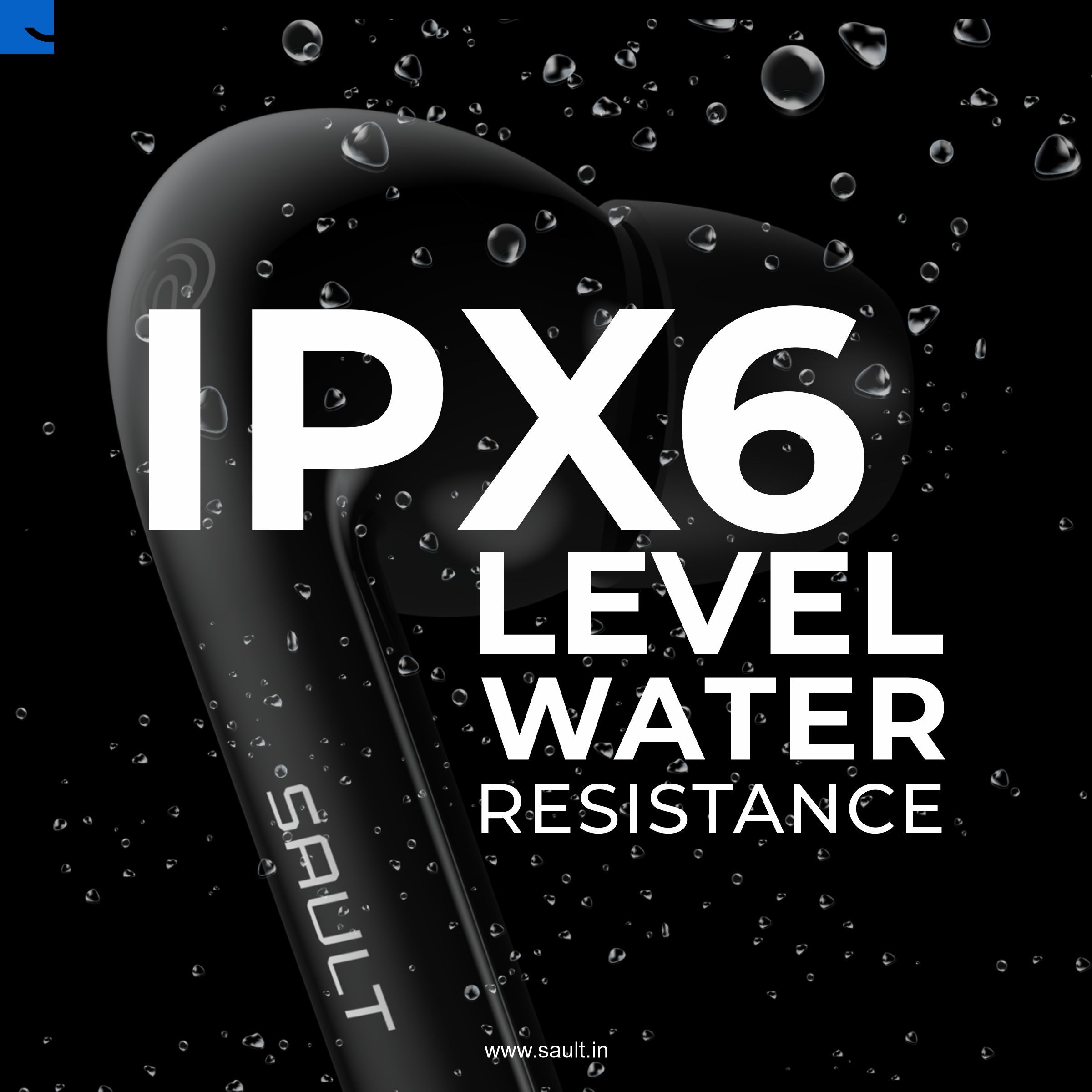 SAULT Airplugs 3x TWS Earbuds with Noise Isolation (IPX6 Water Resistant, Voice Assistant, Grey) SAULT Airplugs 3x TWS Earbuds with Noise Isolation (IPX6 Water Resistant, Voice Assistant, Grey)_4