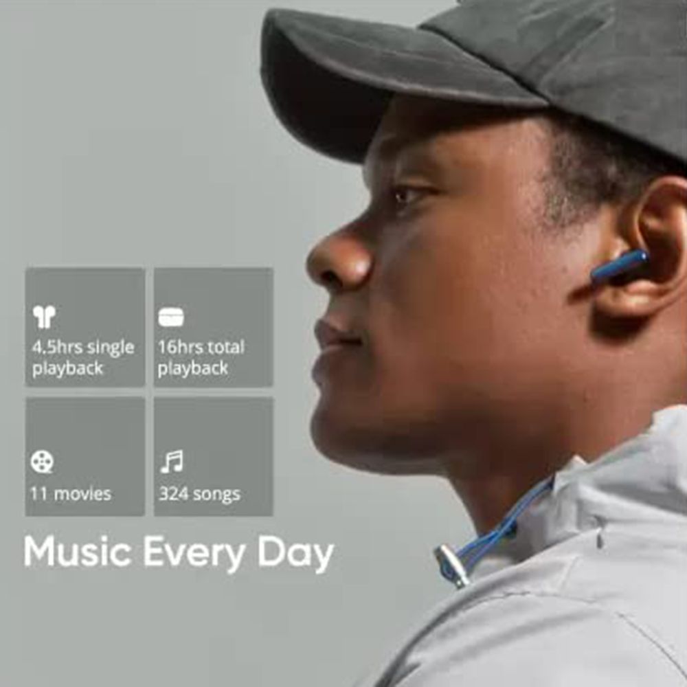 DIZO by realme TechLife Buds Z Power DA2117 TWS Earbuds with Environmental Noise Cancellation (IPX4 Water Resistant, Upto 30 Hours Playback, Onyx Black)_7