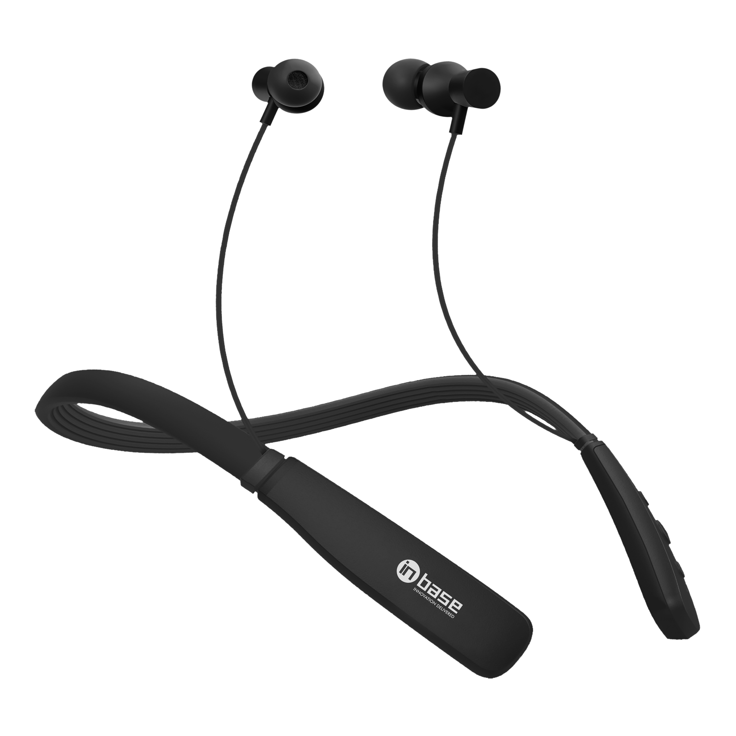 in base Urban X2i IB-2808 Neckband (IPX5 Water Resistant, Deep Bass, Black)_5