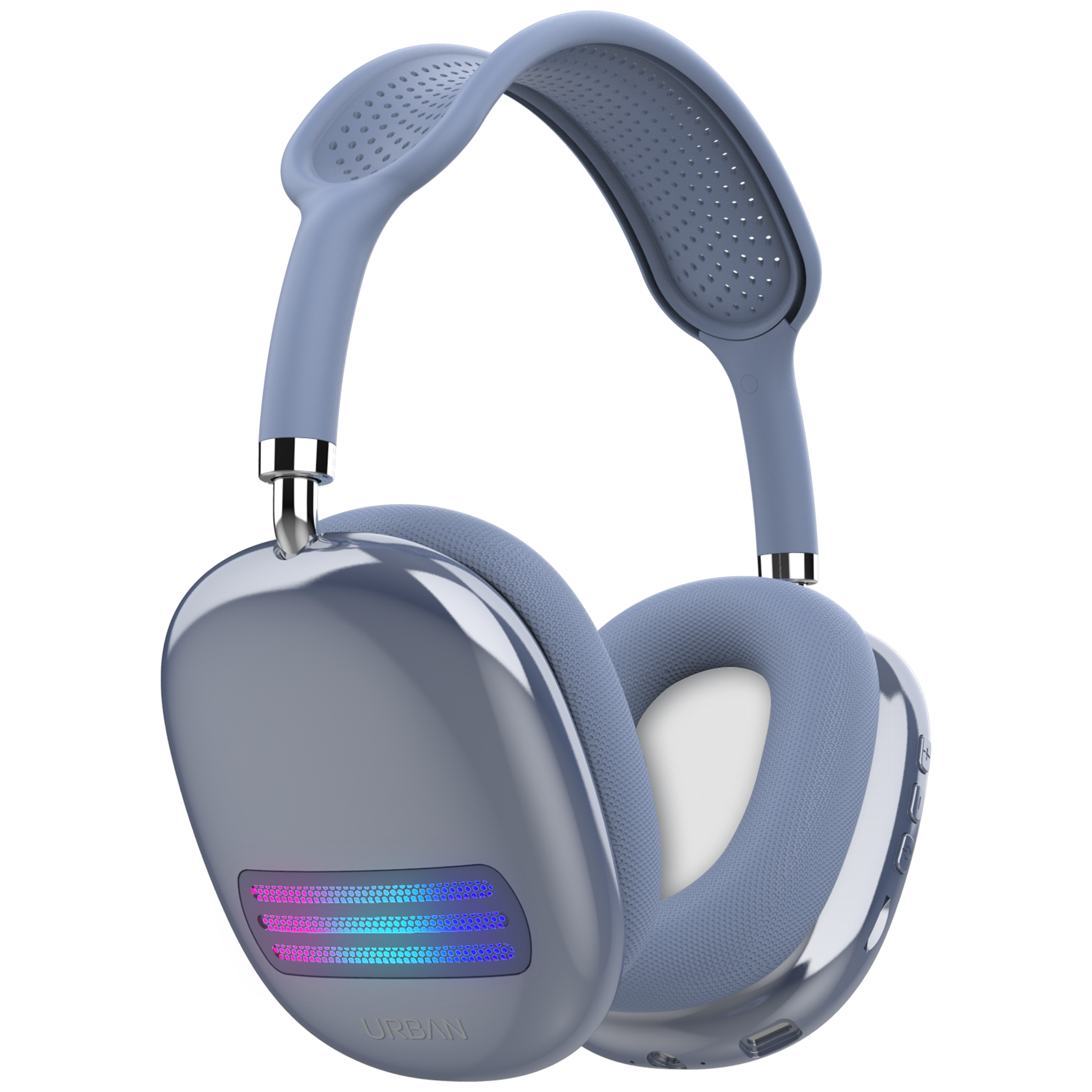 in base Urban HX 10 IB-2379 Bluetooth Headphone with Mic (FM Radio Support, Over Ear, Blue)_1