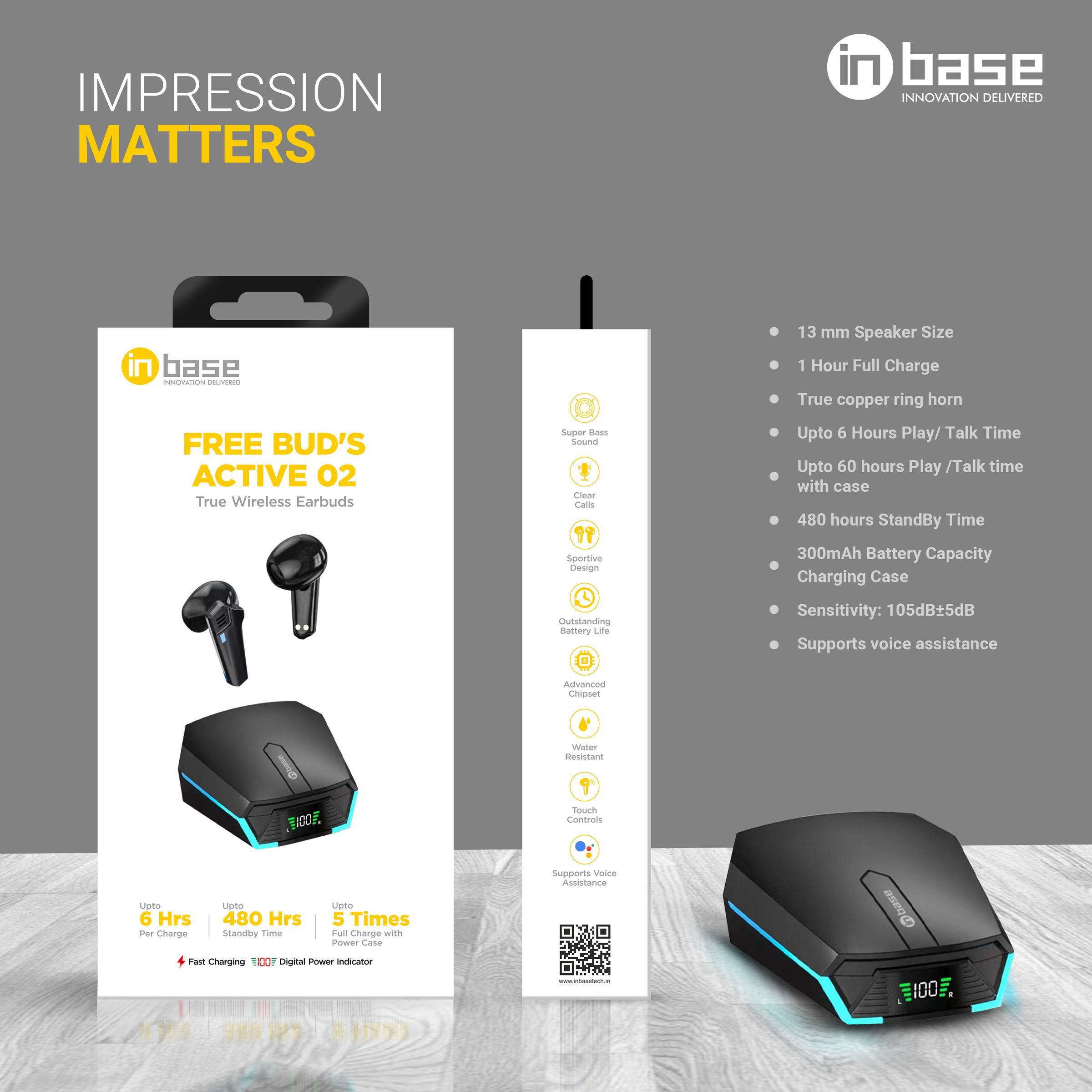 in base Freebuds Active 2 IB -3239 TWS Earbuds (Water Resistant, Hi-fi Stereo Sound, Black) in base Freebuds Active 2 IB -3239 TWS Earbuds (Water Resistant, Hi-fi Stereo Sound, Black)_10