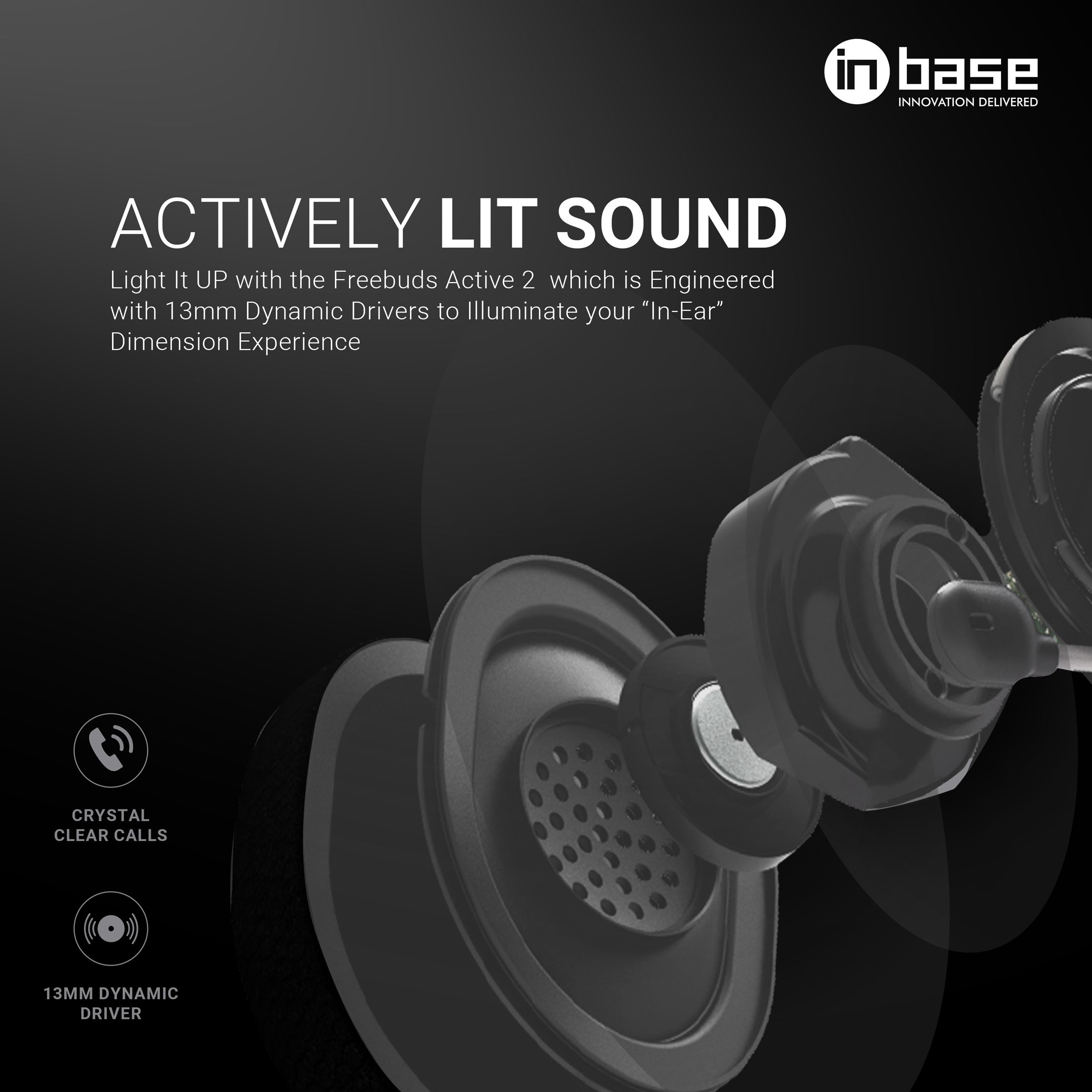 in base Freebuds Active 2 IB -3245 TWS Earbuds (Water Resistant, Hi-fi Stereo Sound, Grey)_9