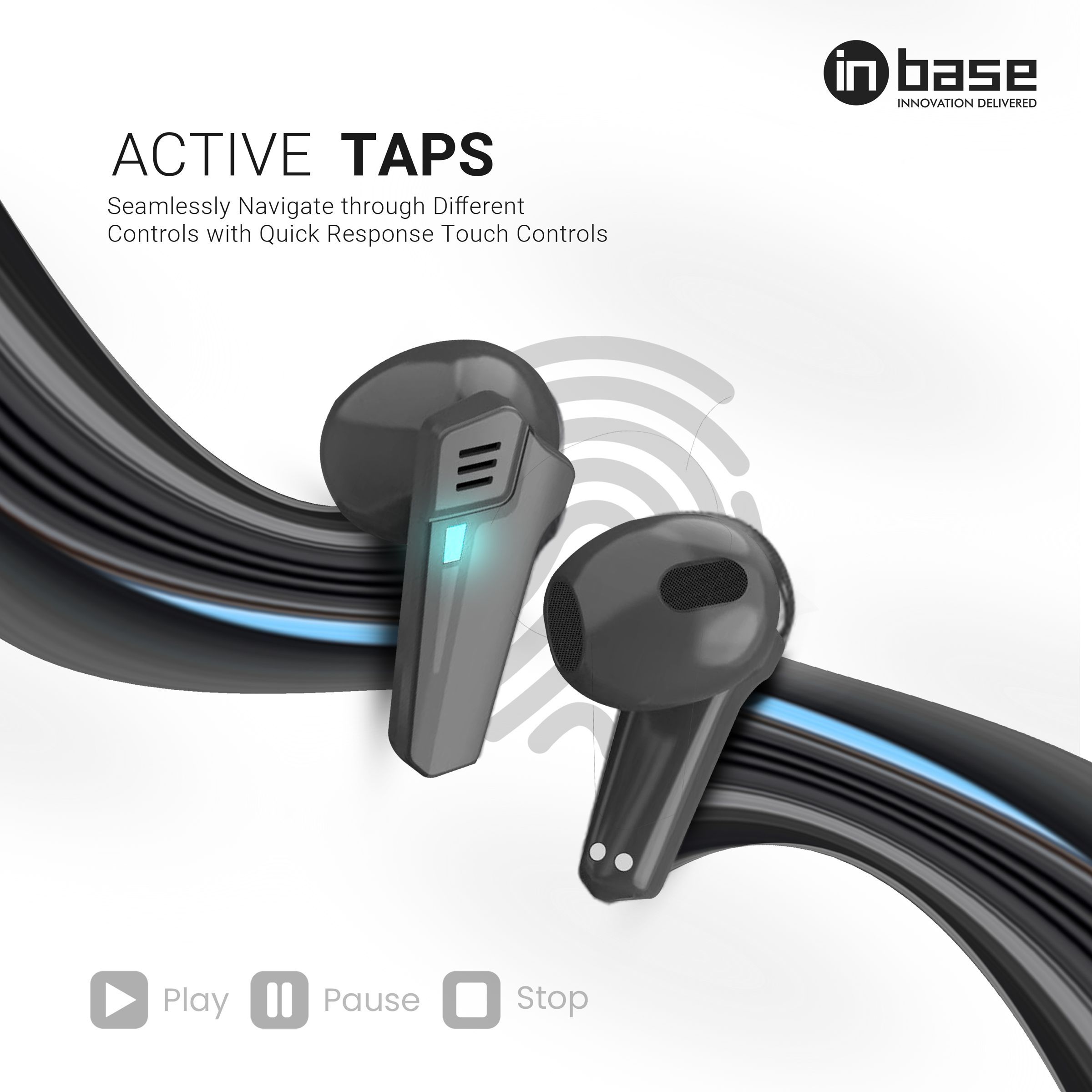 in base Freebuds Active 2 IB -3245 TWS Earbuds (Water Resistant, Hi-fi Stereo Sound, Grey)_11