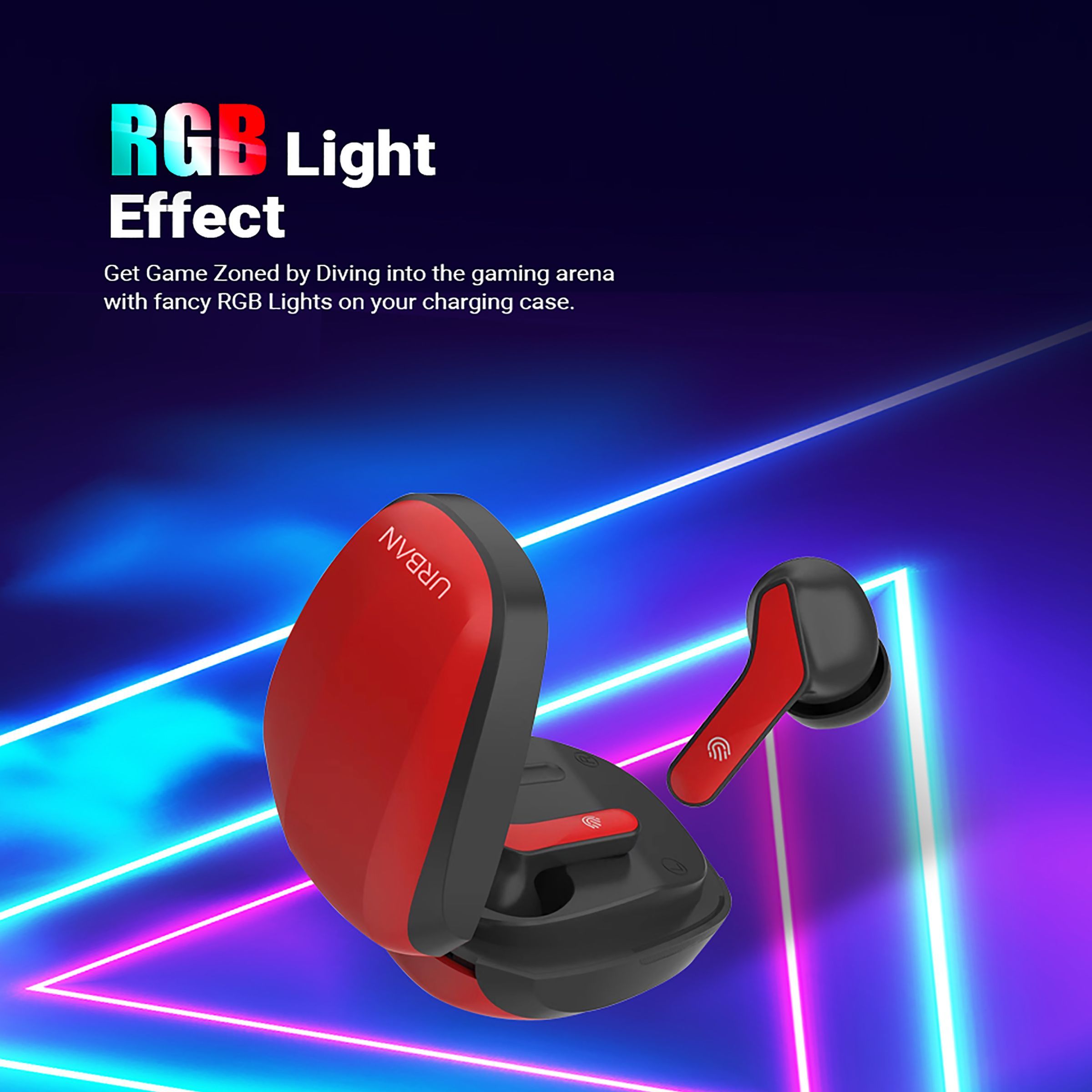 in base Urban Q Max IB -3248 TWS Earbuds (Sweat Resistant, Up to 7 Hours Playtime, Red)_5