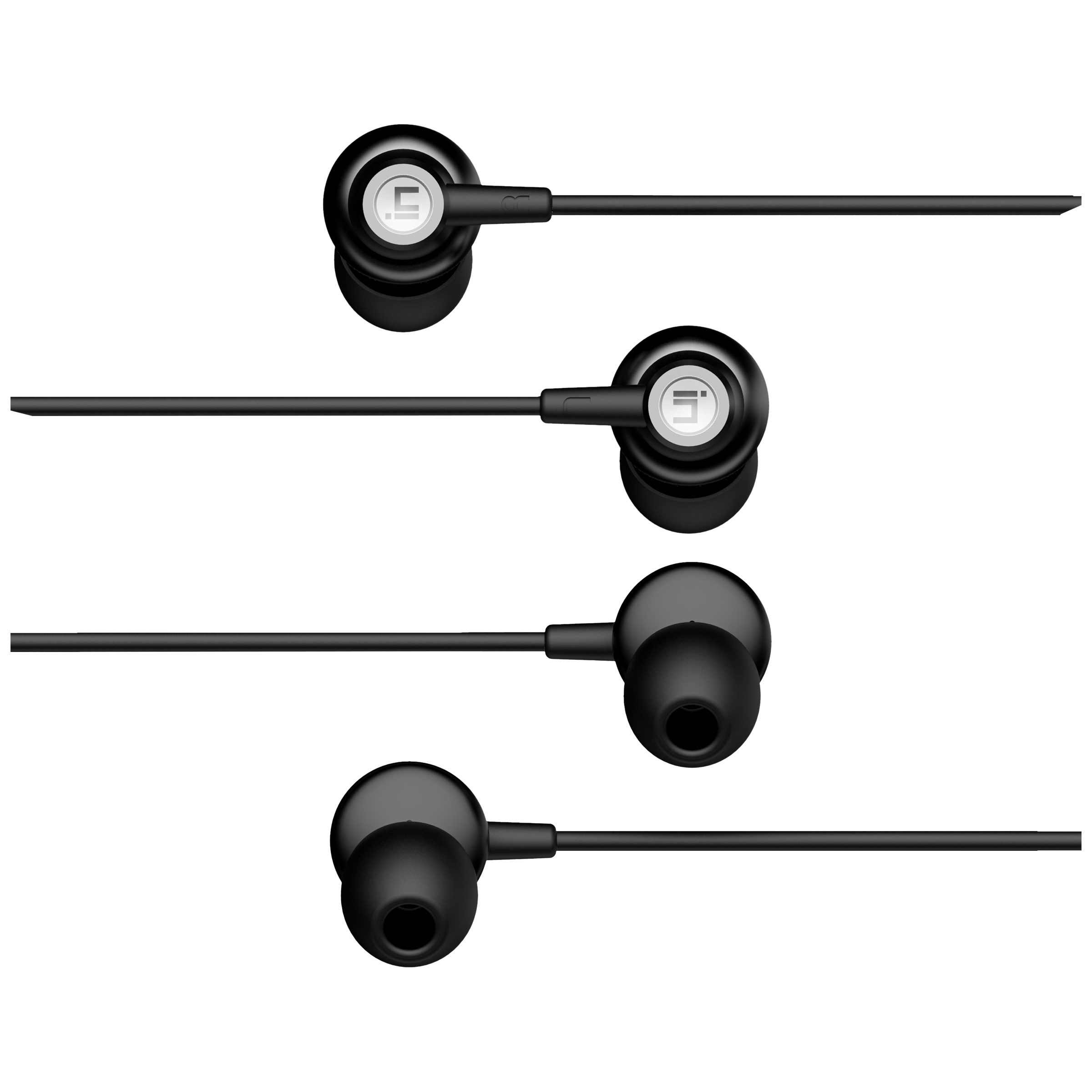 in base Urban GT2 Wired Earphone with Mic (In Ear, Black) in base Urban GT2 Wired Earphone with Mic (In Ear, Black)_9