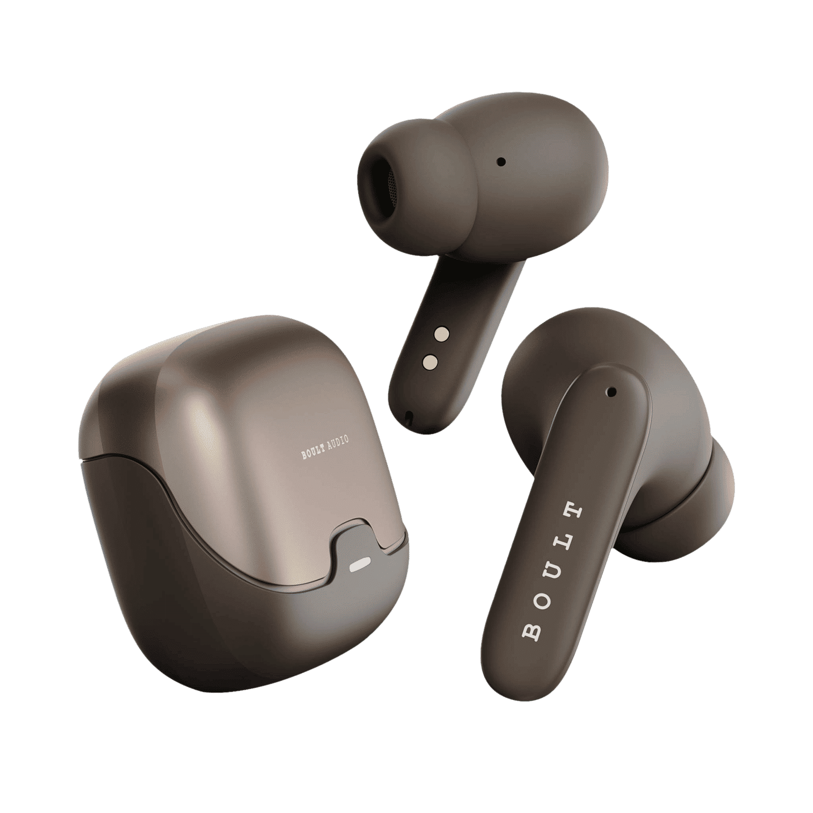 GOBOULT AirBass Z40 TWS Earbuds with Environmental Noise Cancellation (IPX5 Water Resistant, Voice Assistant, Brown)_1