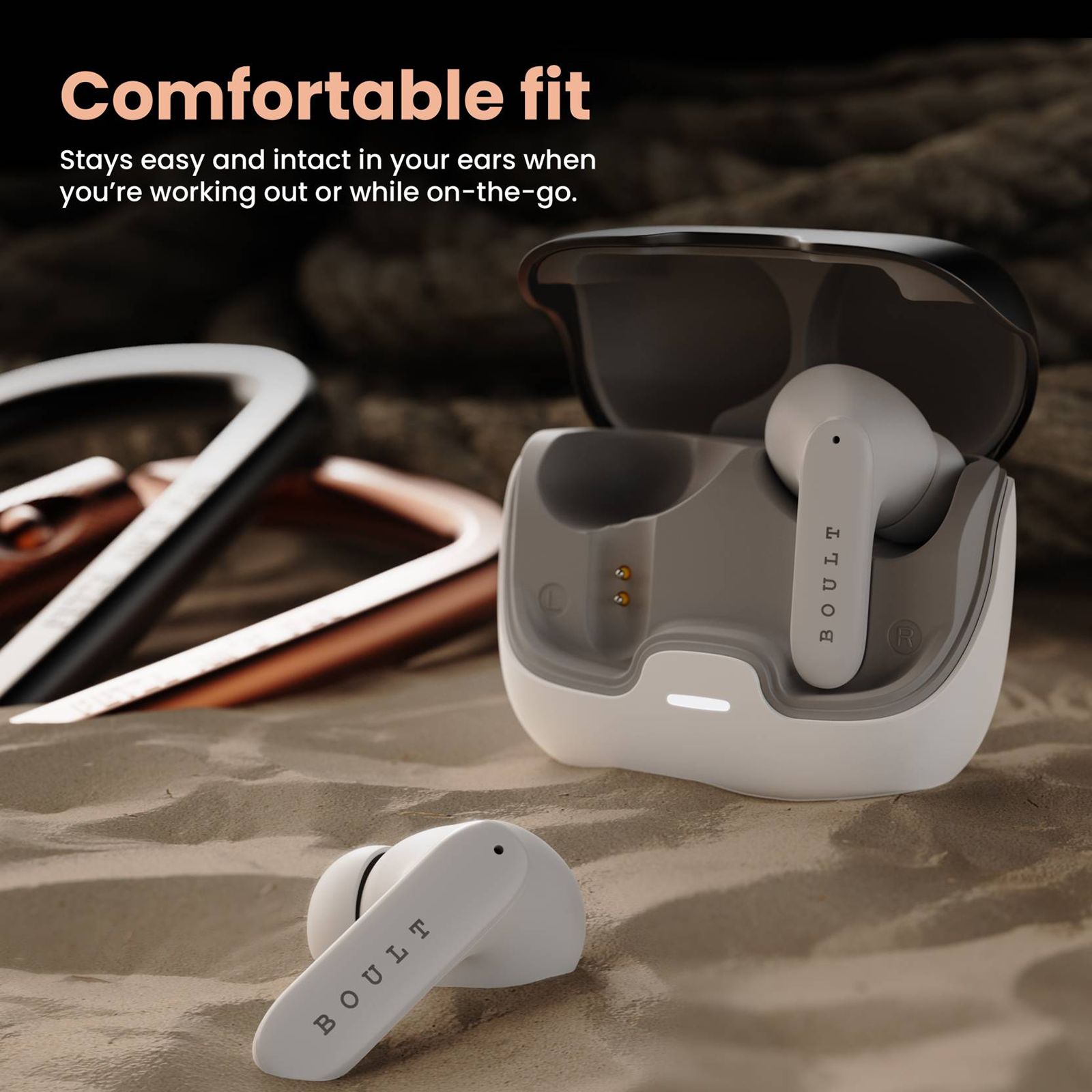 GOBOULT AirBass Z40 TWS Earbuds with Environmental Noise Cancellation (IPX5 Water Resistant, Voice Assistant, White)_7