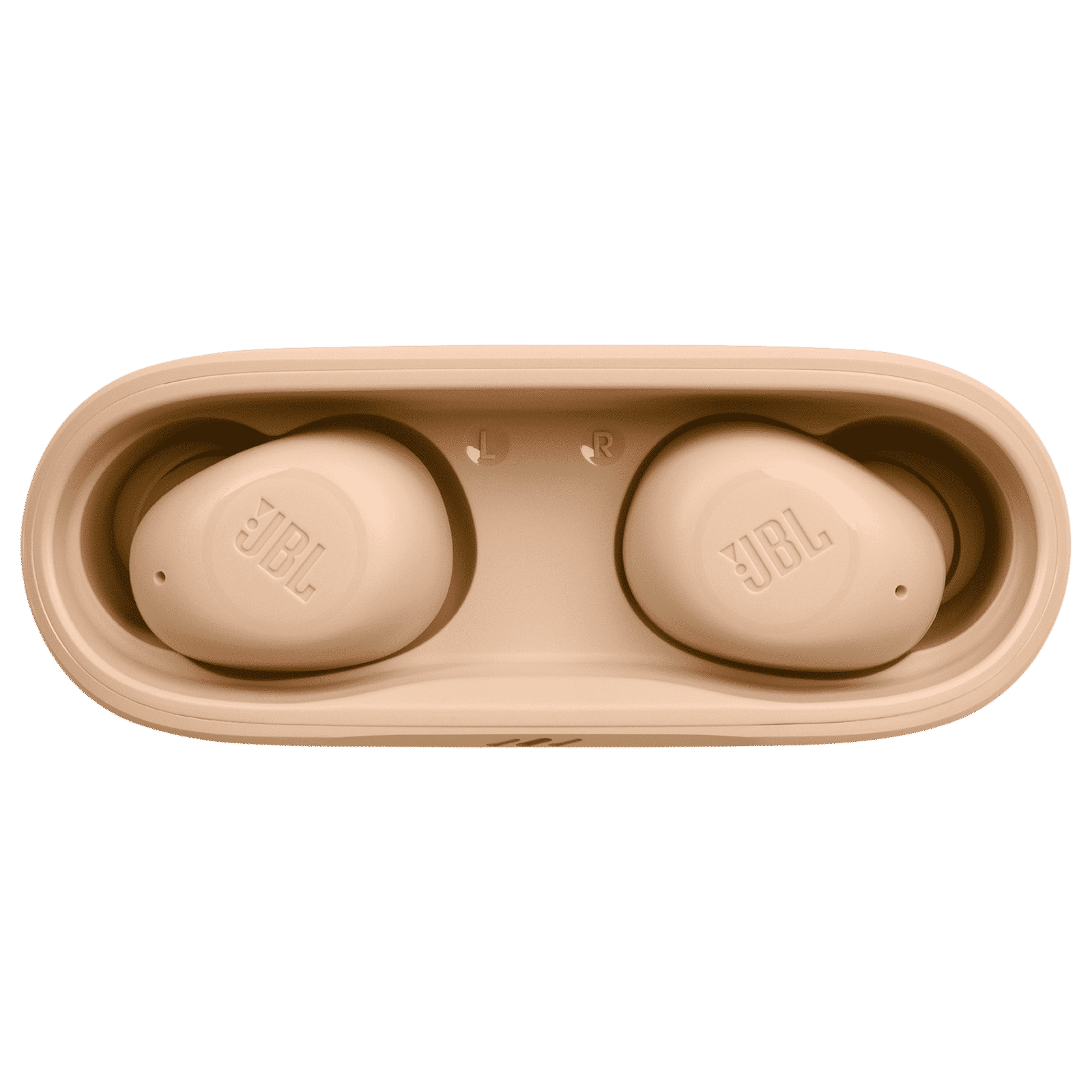 JBL Wave Buds TWS Earbuds (Water Resistant, Deep Bass Sound, Beige)_5