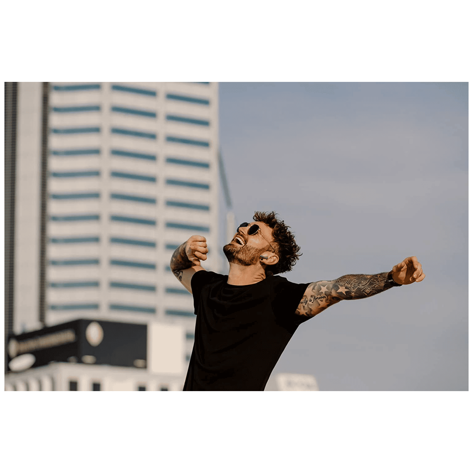 defunc True Basic TWS Earbuds (IPX4 Water Resistant, 13mm Optimised Driver, Black)_4