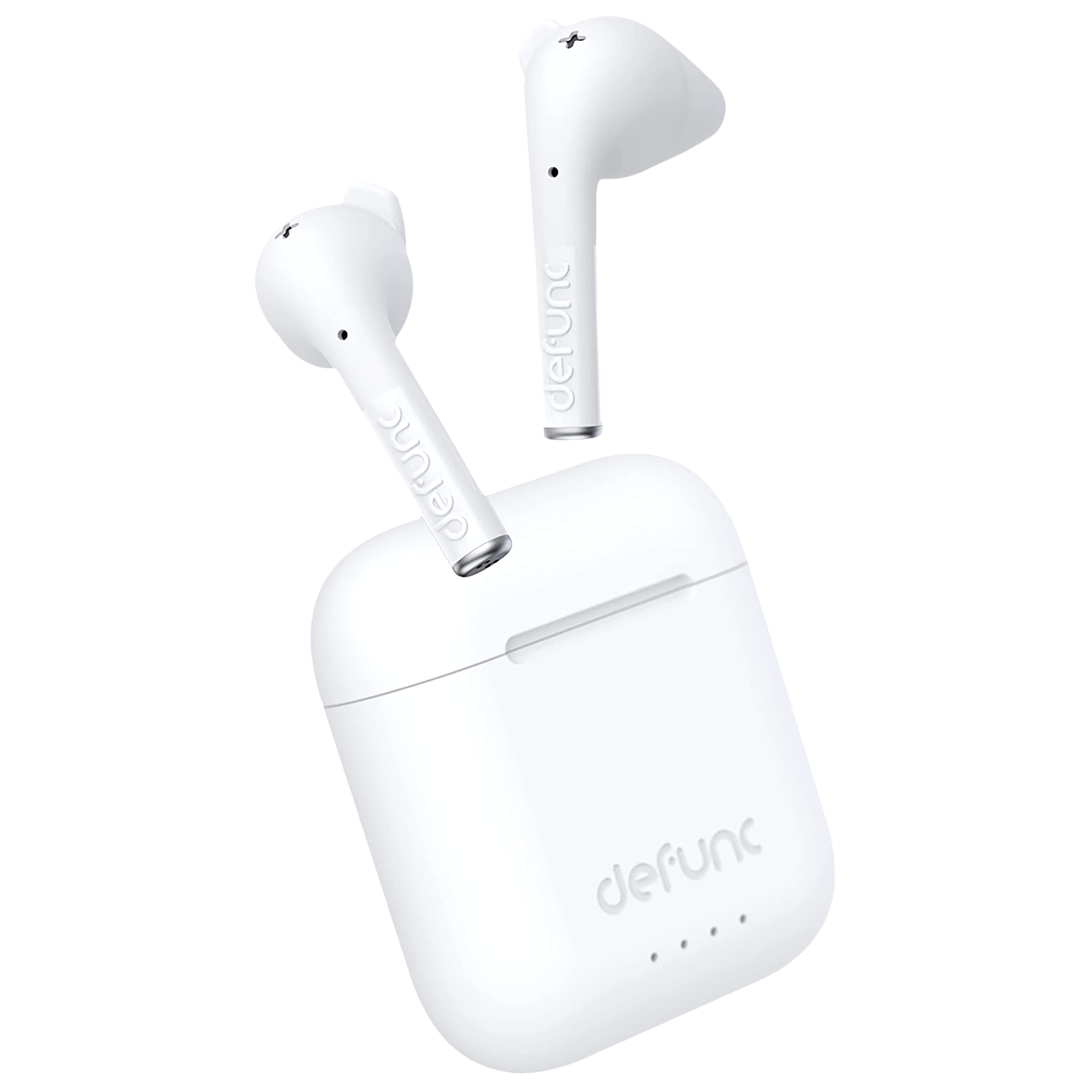 defunc True Talk IT009760862 TWS Earbuds with Environmental Noise Cancellation (IPX4 Water Proof, Deep Bass, White)_1