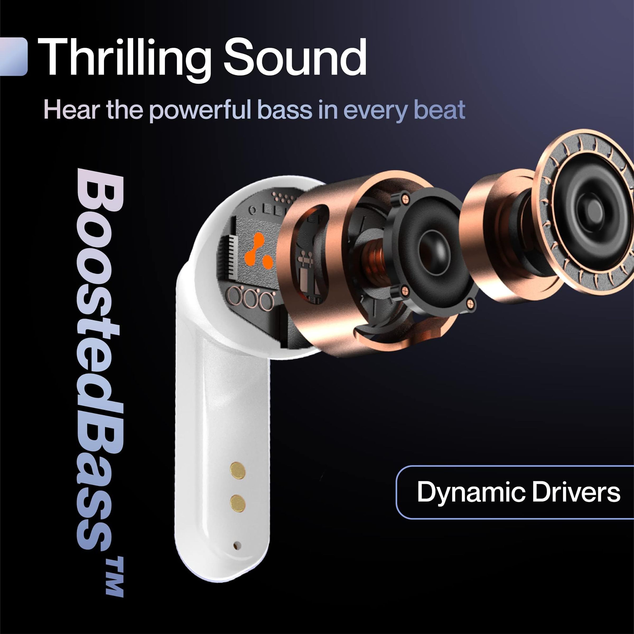 ambrane Dots Sense FGHS000078 TWS Earbuds with Environmental Noise Cancellation (IPX4 Water Proof, High Bass, White)_4