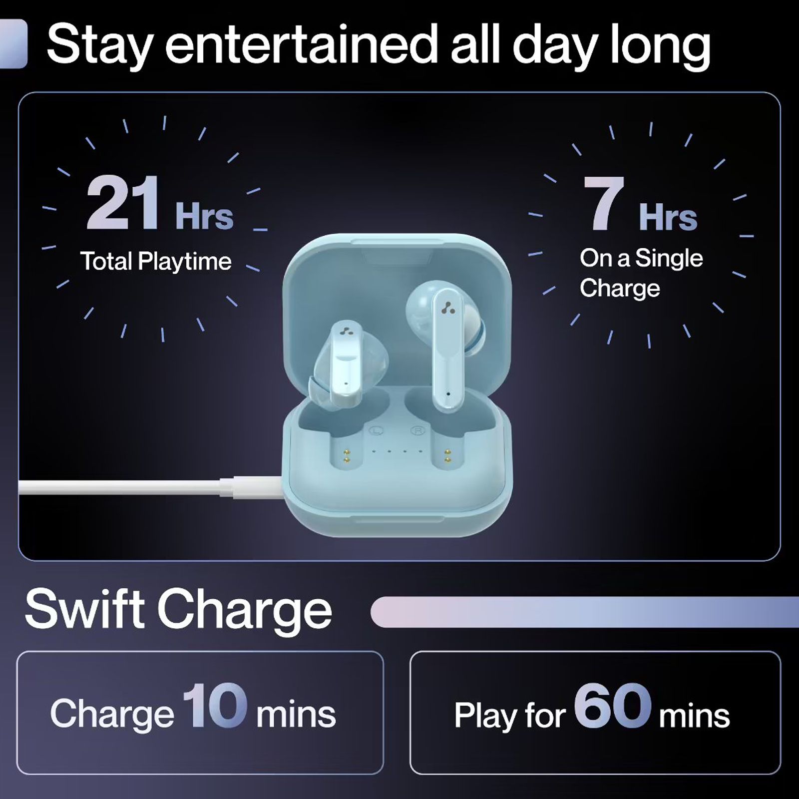 ambrane Dots Sense FGHS000079 TWS Earbuds with Environmental Noise Cancellation (IPX4 Water Proof, High Bass, Green)_10