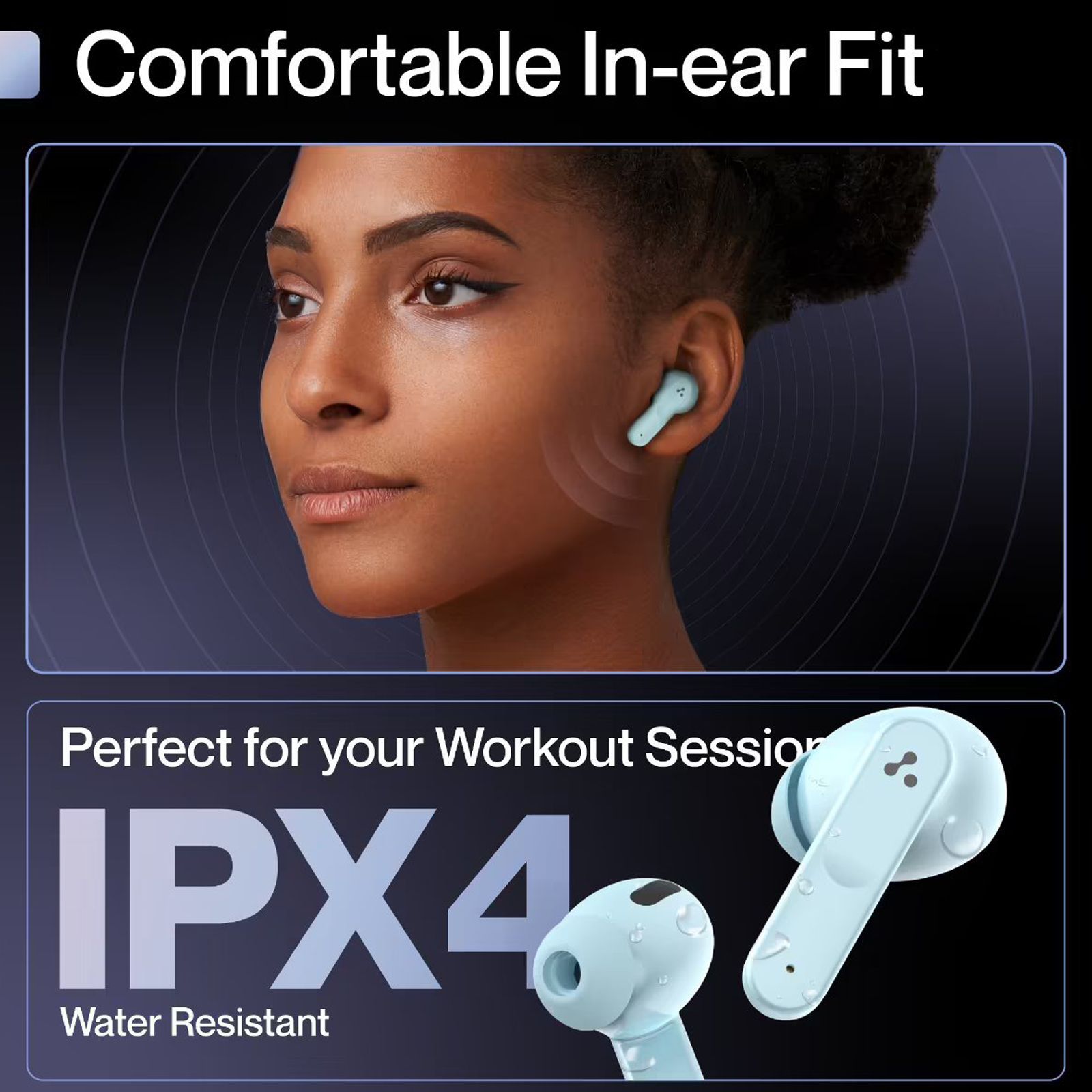 ambrane Dots Sense FGHS000079 TWS Earbuds with Environmental Noise Cancellation (IPX4 Water Proof, High Bass, Green)_11