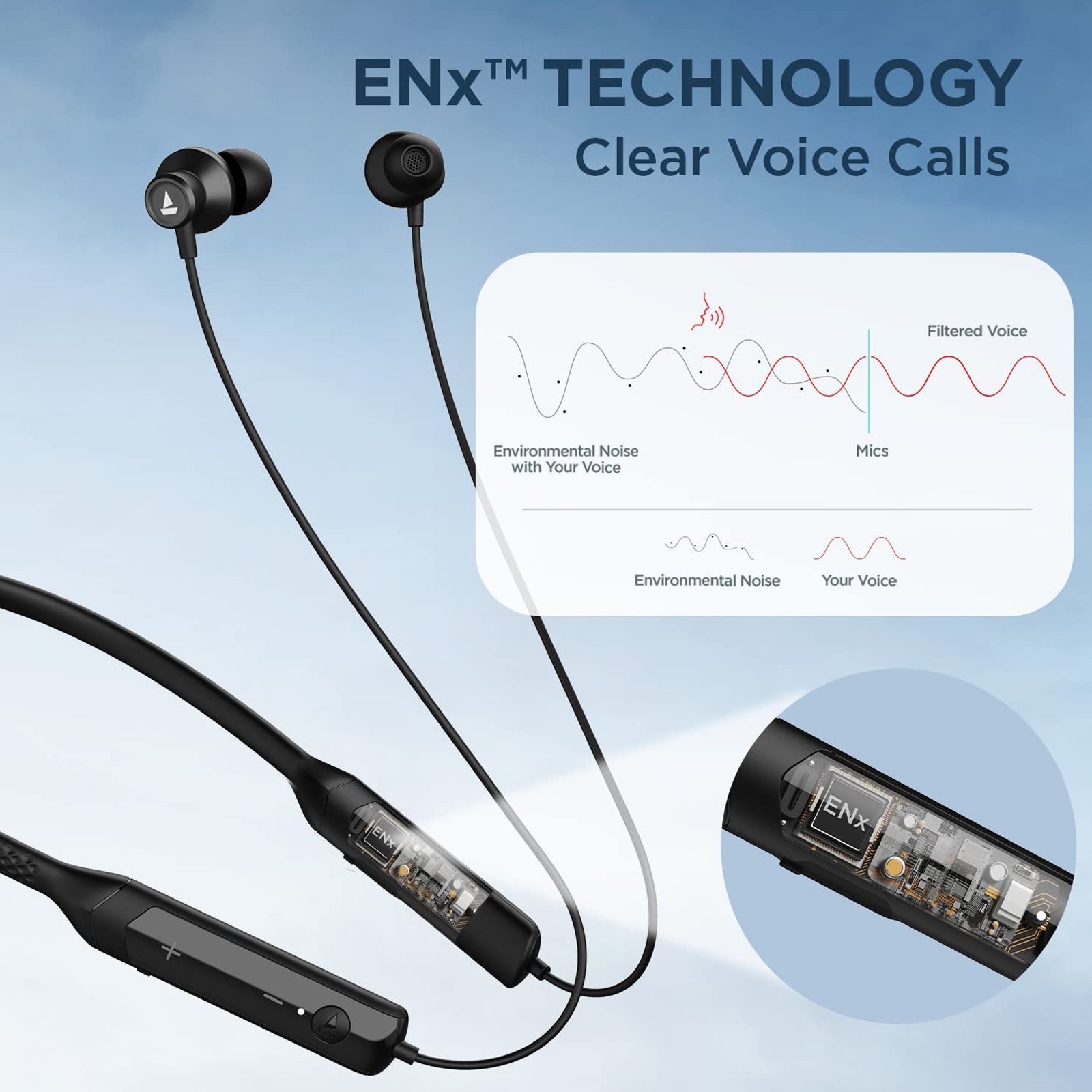 boAt Rockerz Apex Neckband with Environmental Noise Cancellation (IPX4 Water Resistant, ASAP Charge, Stellar Black)_8