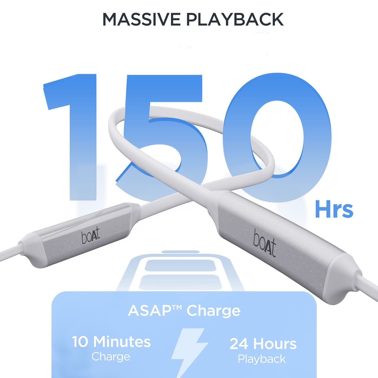 boAt Rockerz Trinity Neckband (Water Resistant, ENx Technology, Kutch White) boAt Rockerz Trinity Neckband (Water Resistant, ENx Technology, Kutch White)_4