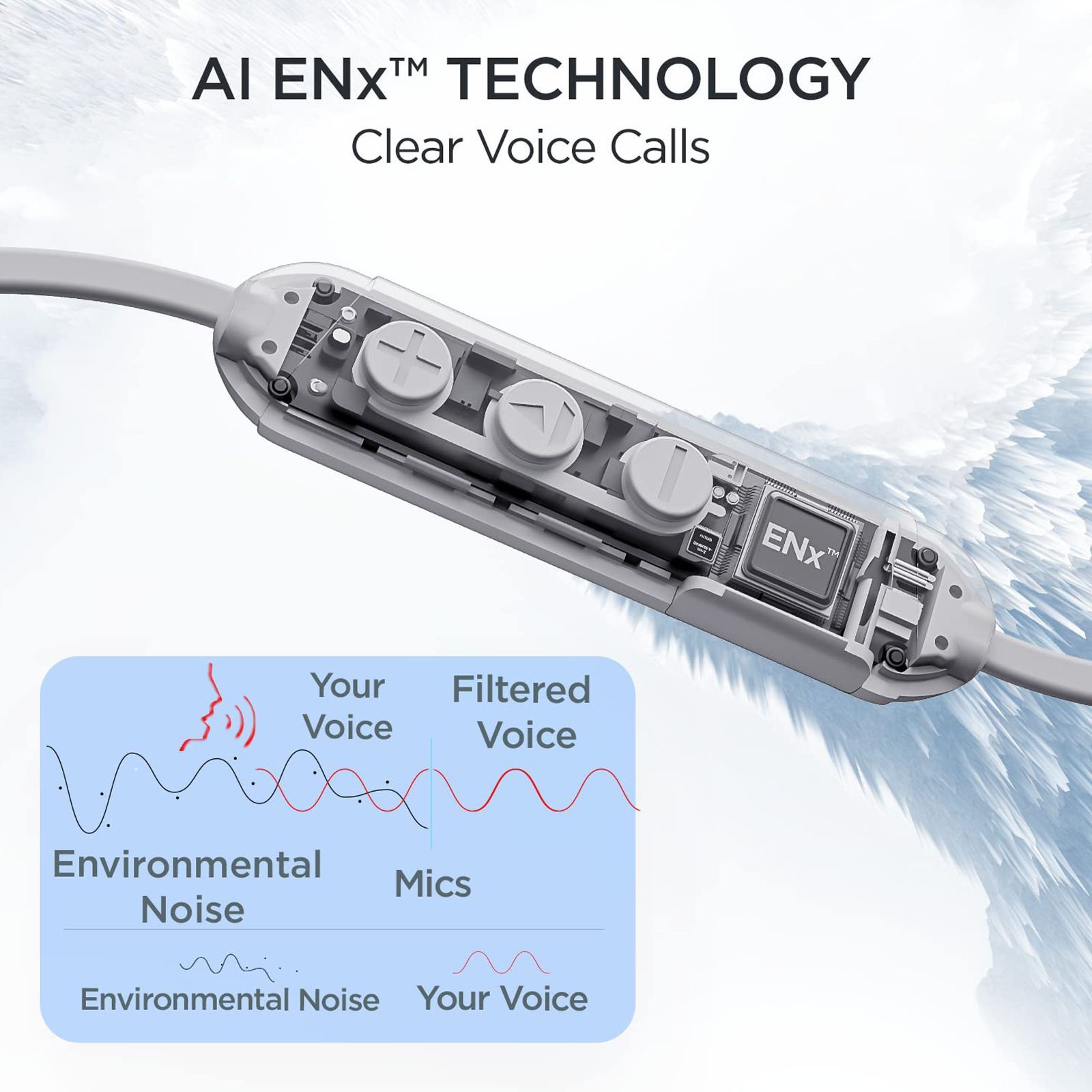 boAt Rockerz Trinity Neckband (Water Resistant, ENx Technology, Kutch White) boAt Rockerz Trinity Neckband (Water Resistant, ENx Technology, Kutch White)_7