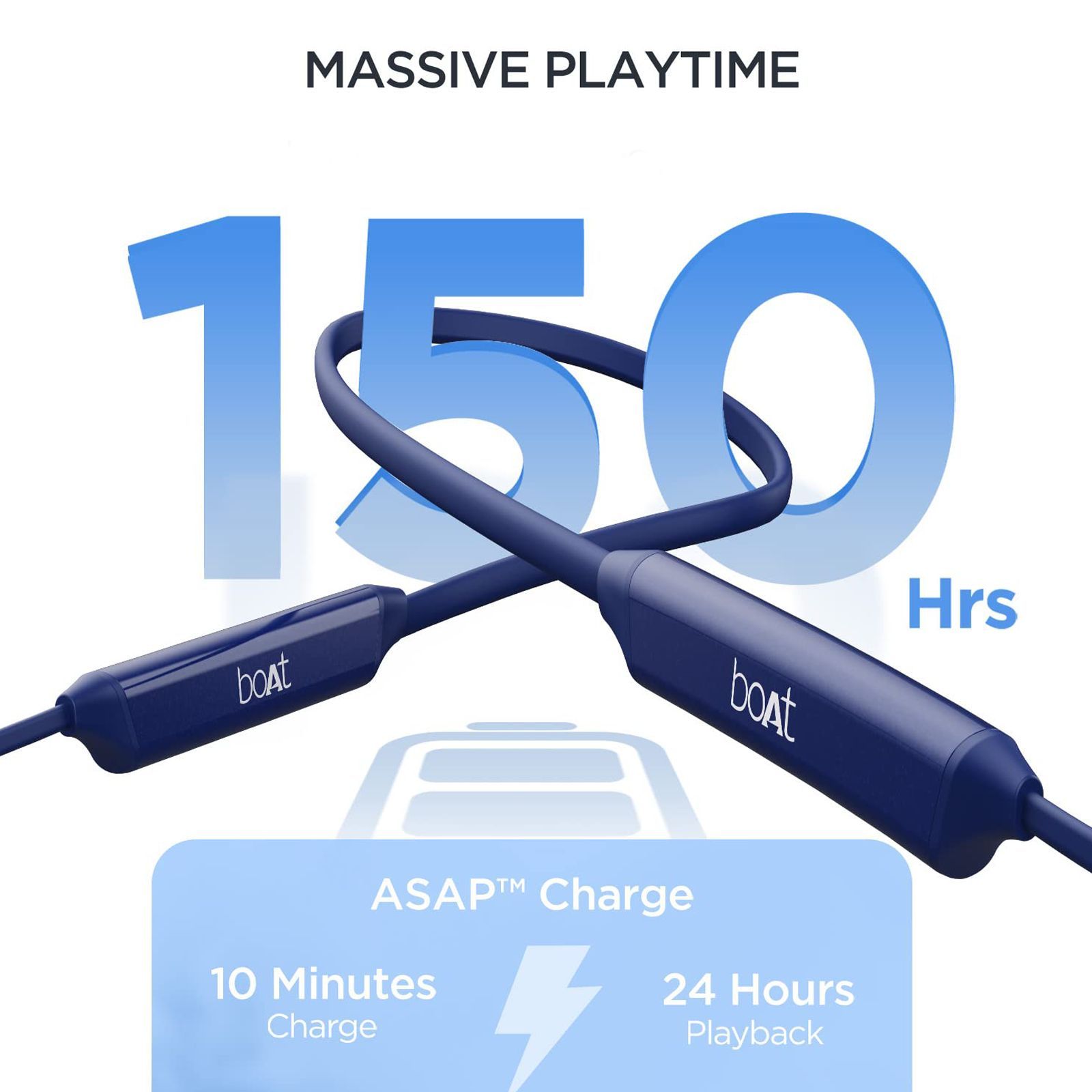 boAt Rockerz Trinity Neckband (IPX5 Water Resistant, Upto 150 Hours Playback, Just Blue)_5