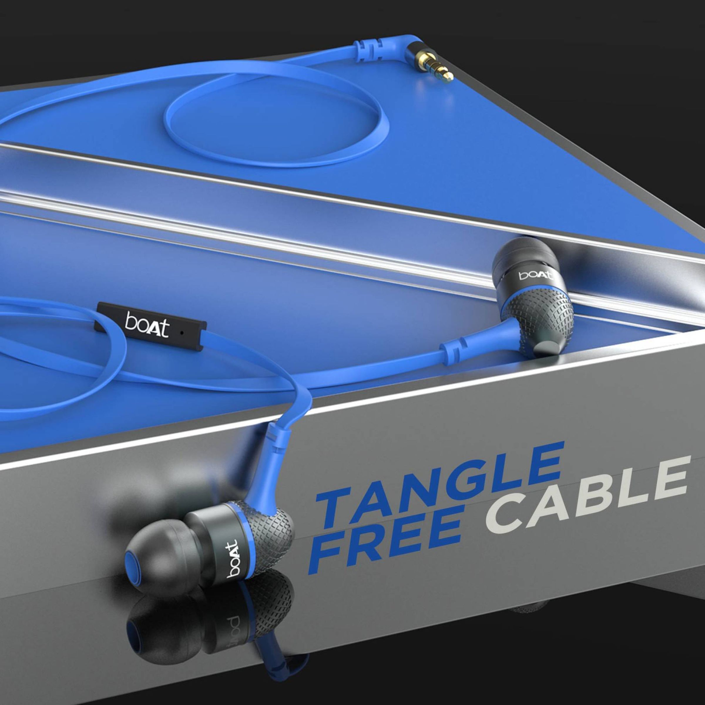 boAt Bassheads 220 Wired Earphone with Mic (In Ear, Blue)_4