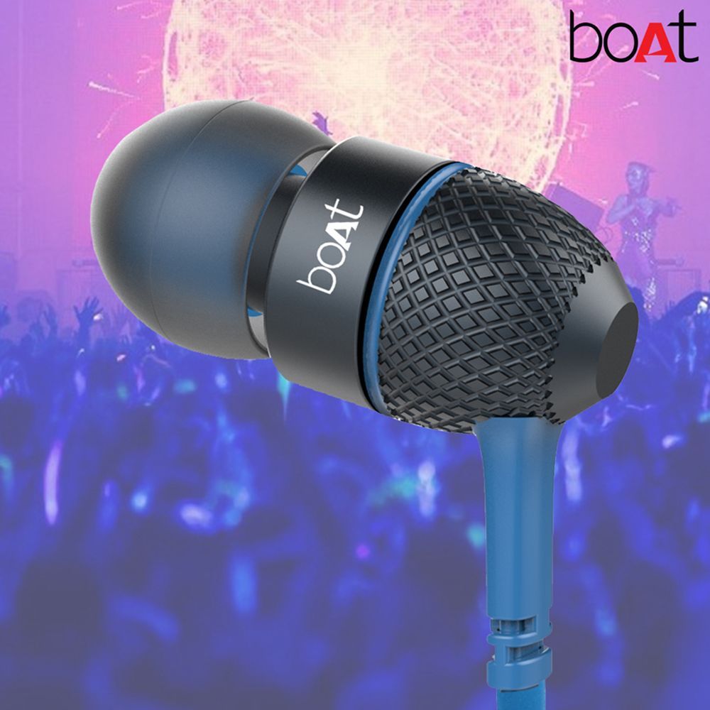 boAt Bassheads 220 Wired Earphone with Mic (In Ear, Blue)_7