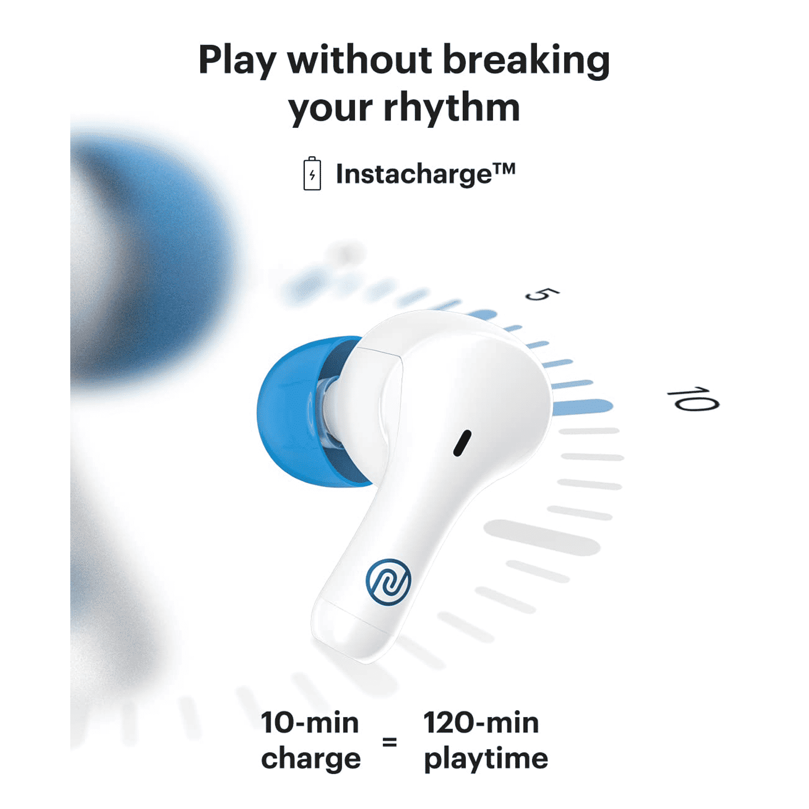 noise Buds VS204 TWS Earbuds with Environmental Noise Cancellation (IPX4 Water Resistant, Upto 50 Hours Playtime, Snow White)_8