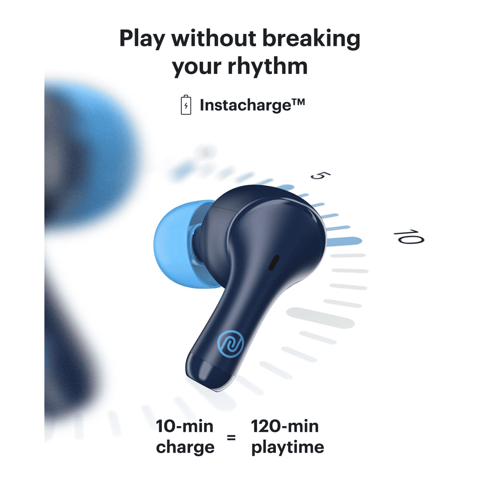 noise Buds VS204 TWS Earbuds with Environmental Noise Cancellation (IPX4 Water Resistant, Upto 50 Hours Playtime, Space Blue) noise Buds VS204 TWS Earbuds with Environmental Noise Cancellation (IPX4 Water Resistant, Upto 50 Hours Playtime, Space Blue)_8