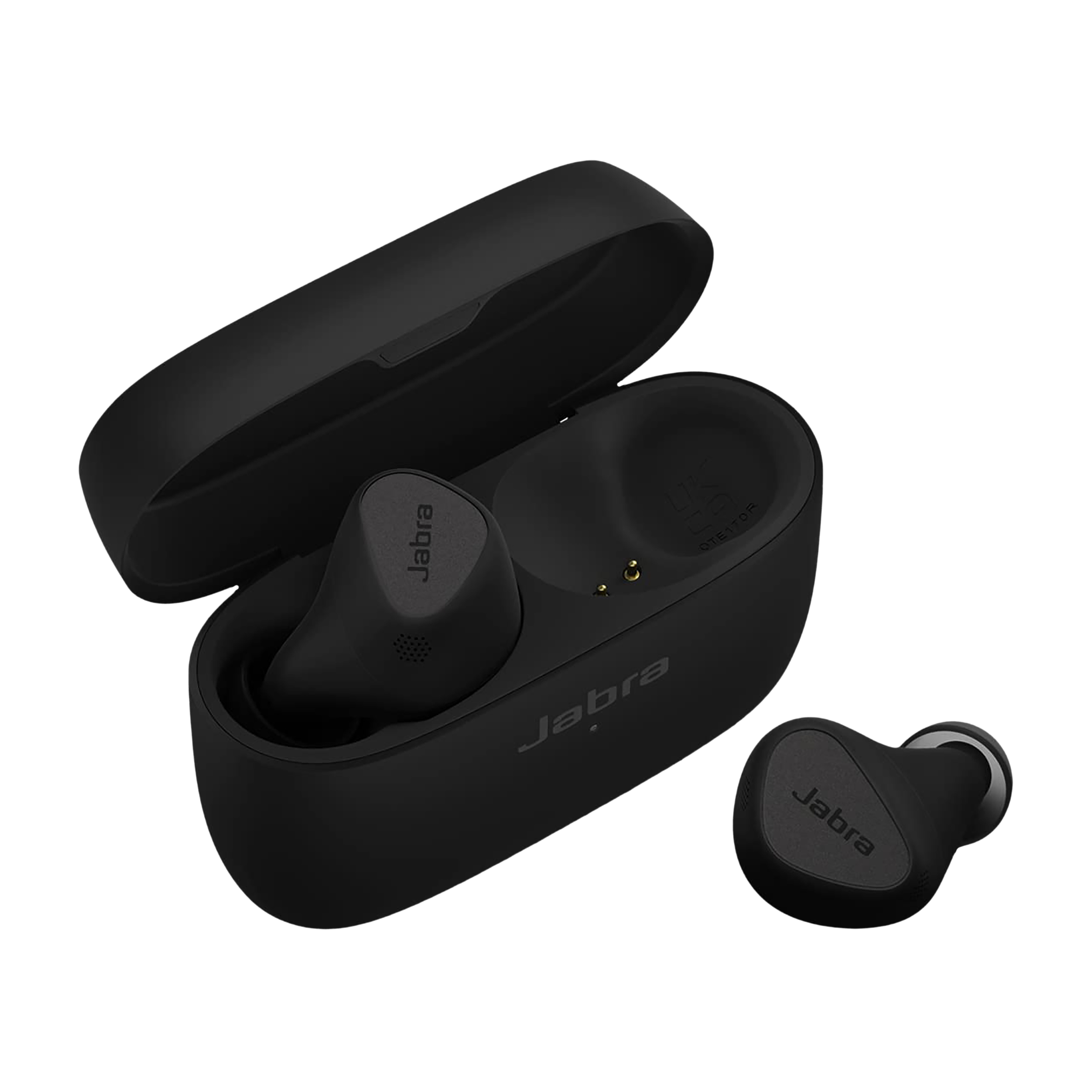 Jabra Elite 5 TWS Earbuds with Active Noise Cancellation (IP55 Water Resistant, Fast Charging Capability, Titanium Black)_1