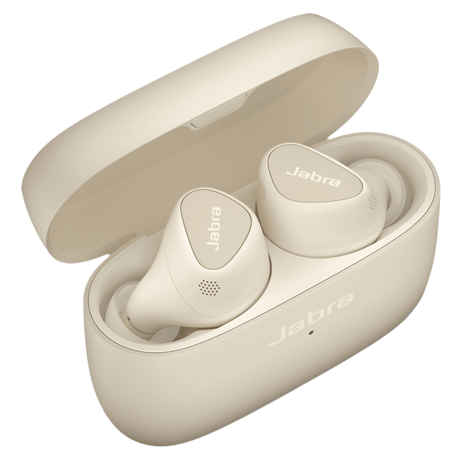 Jabra Elite 5 TWS Earbuds With Active Noise Cancellation (IP55 Water Resistant, Fast Charging Capability, Gold and Beige)_1