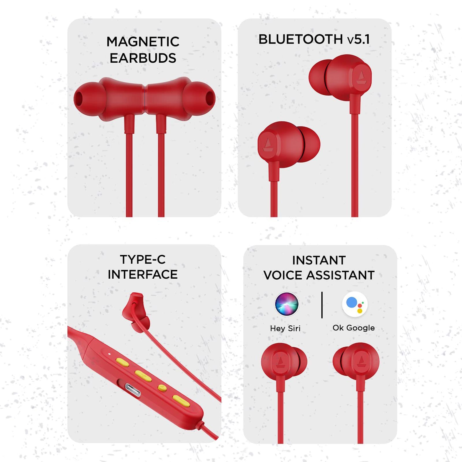 boAt Rockerz 378 Neckband (IPX5 Water Resistant, ASAP Charge, Red)_3