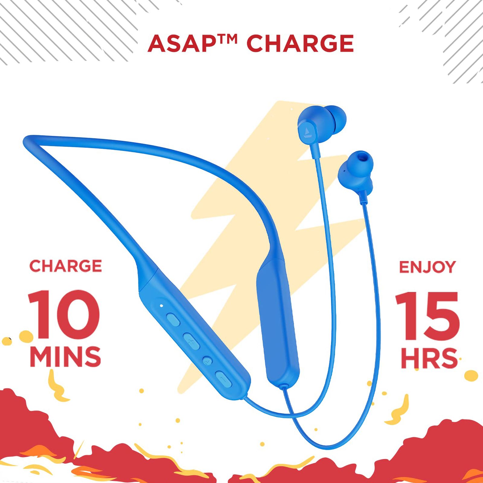 boAt Rockerz 378 Neckband (IPX5 Water Resistant, ASAP Charge, Electric Blue)_5