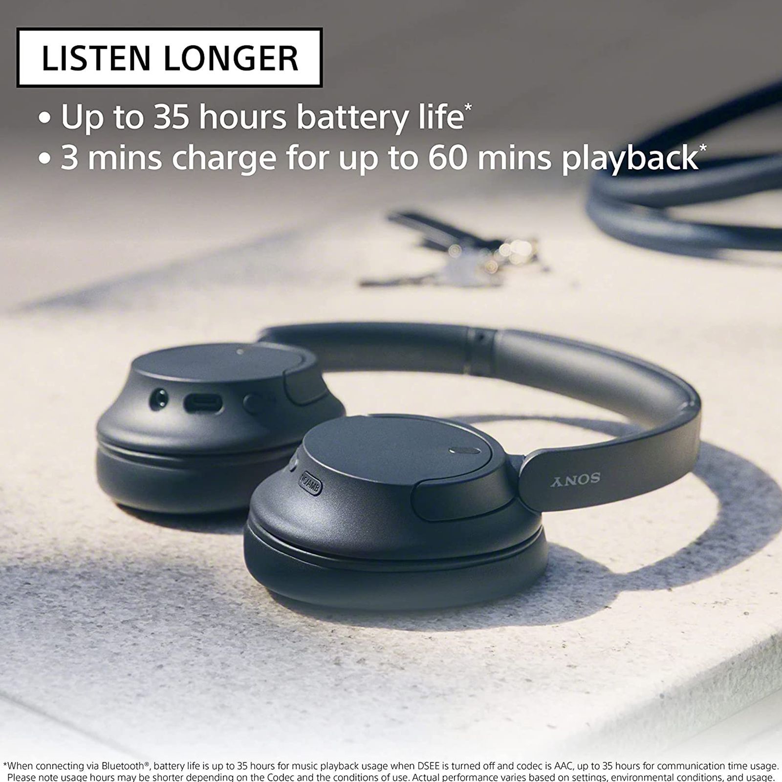 SONY WH-CH720N Bluetooth Headphone with Mic (Dual Noise Sensor Technology, Over Ear, Black)_11