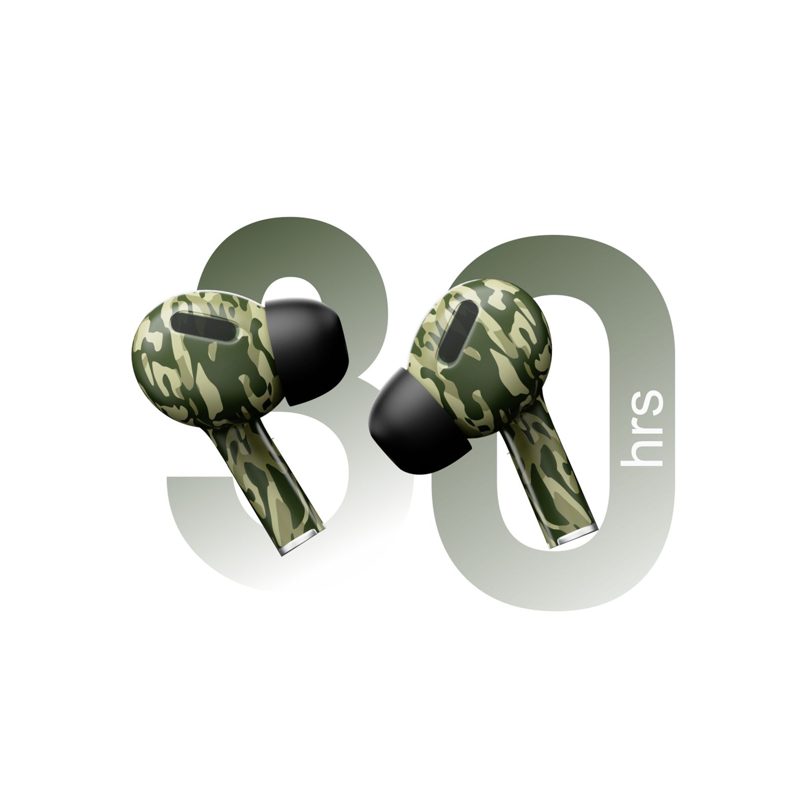 Candytech AirCamo Pro TWS Earbuds with Environmental Noise Cancellation (IPX4, Green)_7