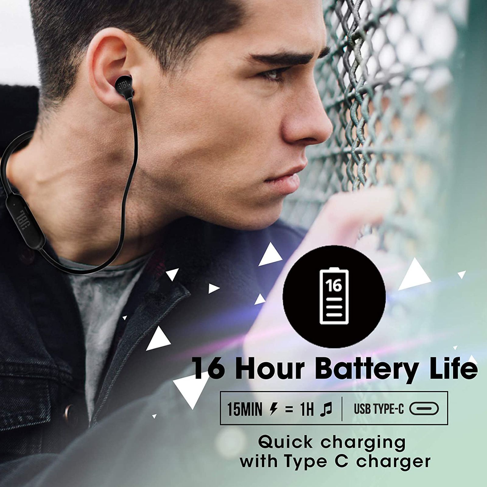 JBL Tune JBLT125BTBLK Neckband (Fast Charging Capability, Black)_7