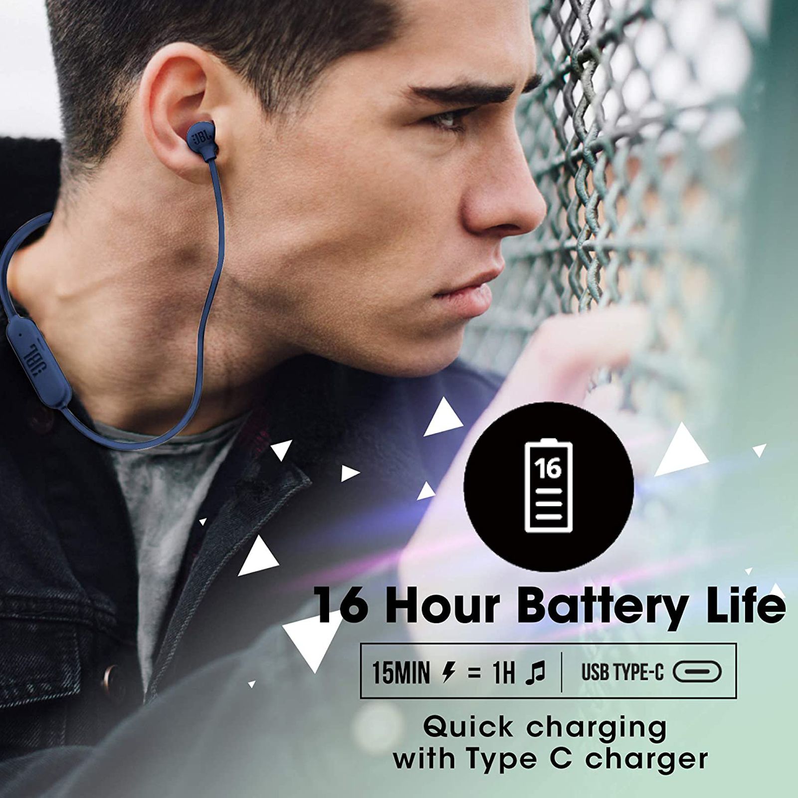 JBL Tune JBLT125BTBLU Neckband (Fast Charging Capability, Blue)_6